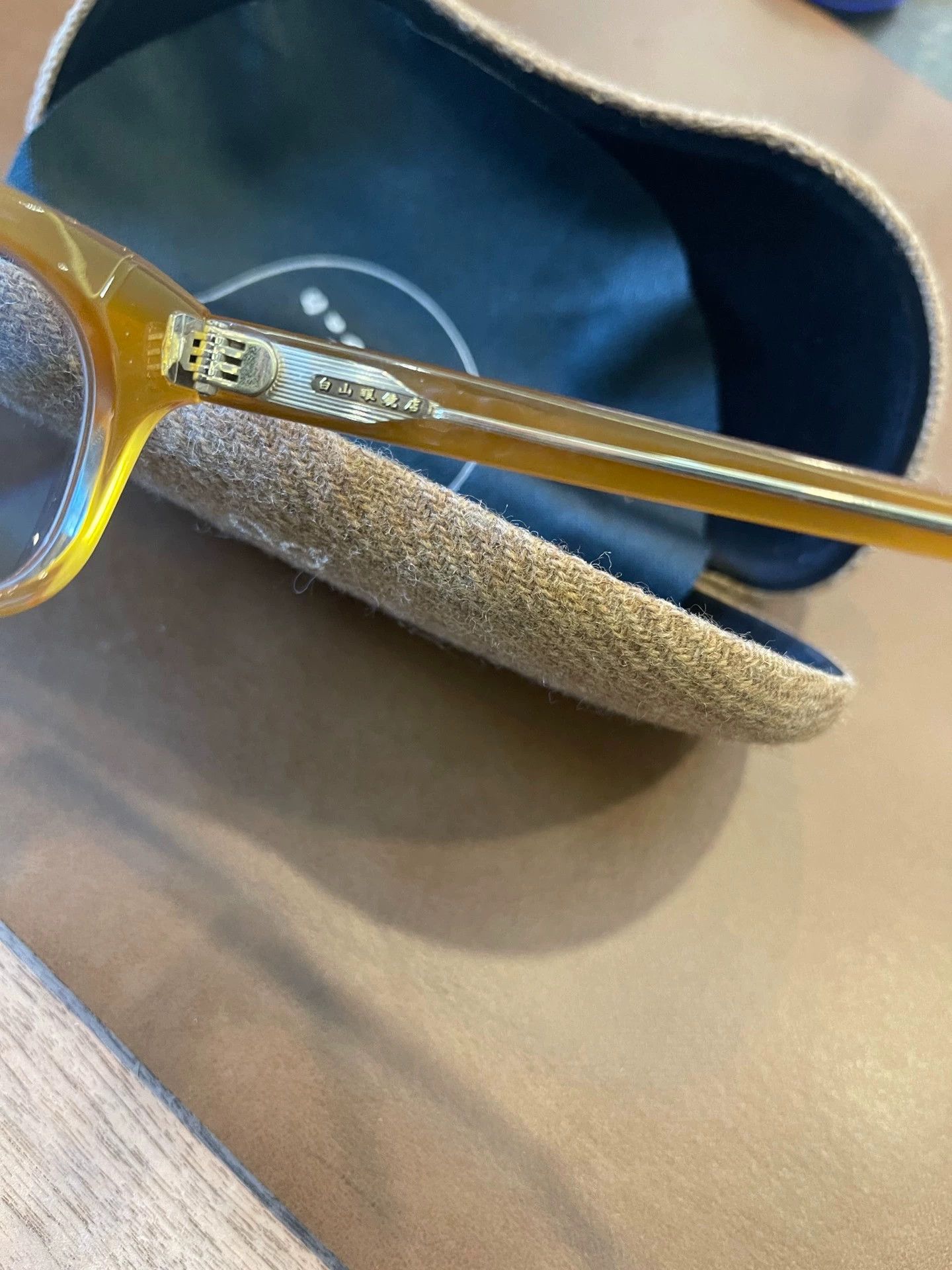 Other BAISHAN TIM Vintage Frame Glasses Brown Size ONE SIZE - 4 Thumbnail