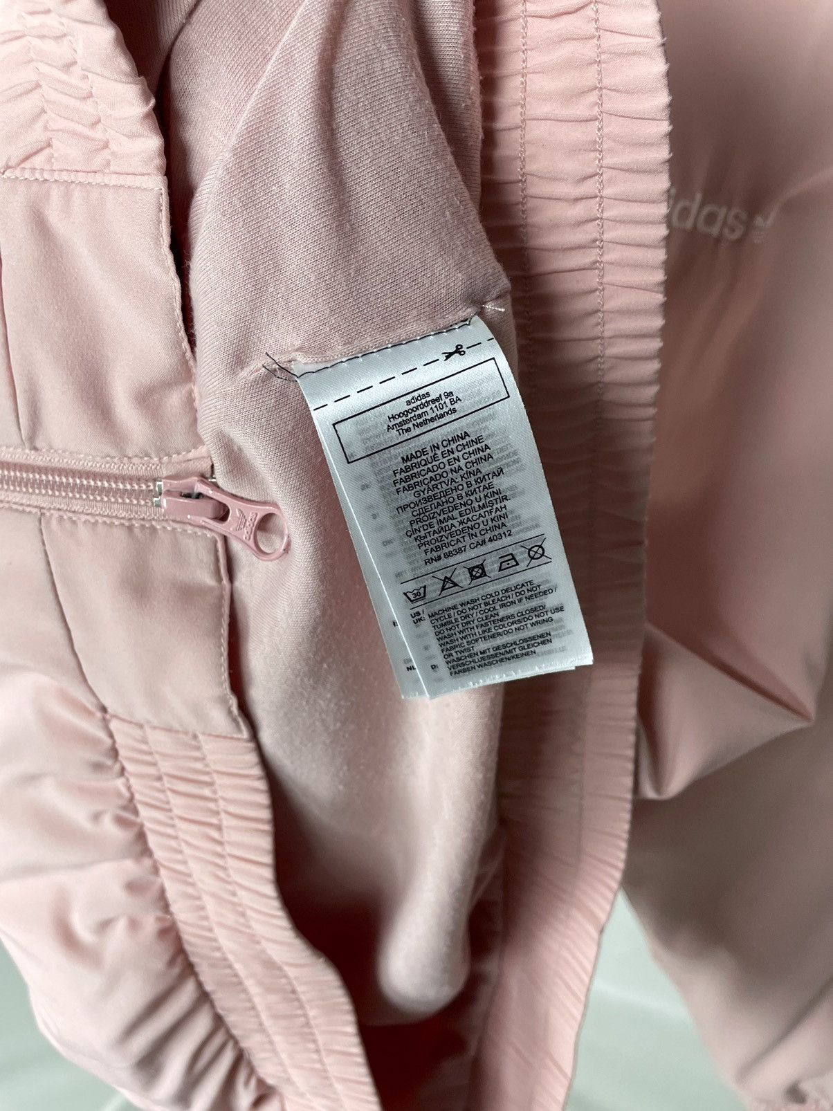 Adidas Adidas 🌸 Vintage Pink Nylon Olympic Track Suit Jacket Size US XL / EU 56 / 4 - 12 Thumbnail