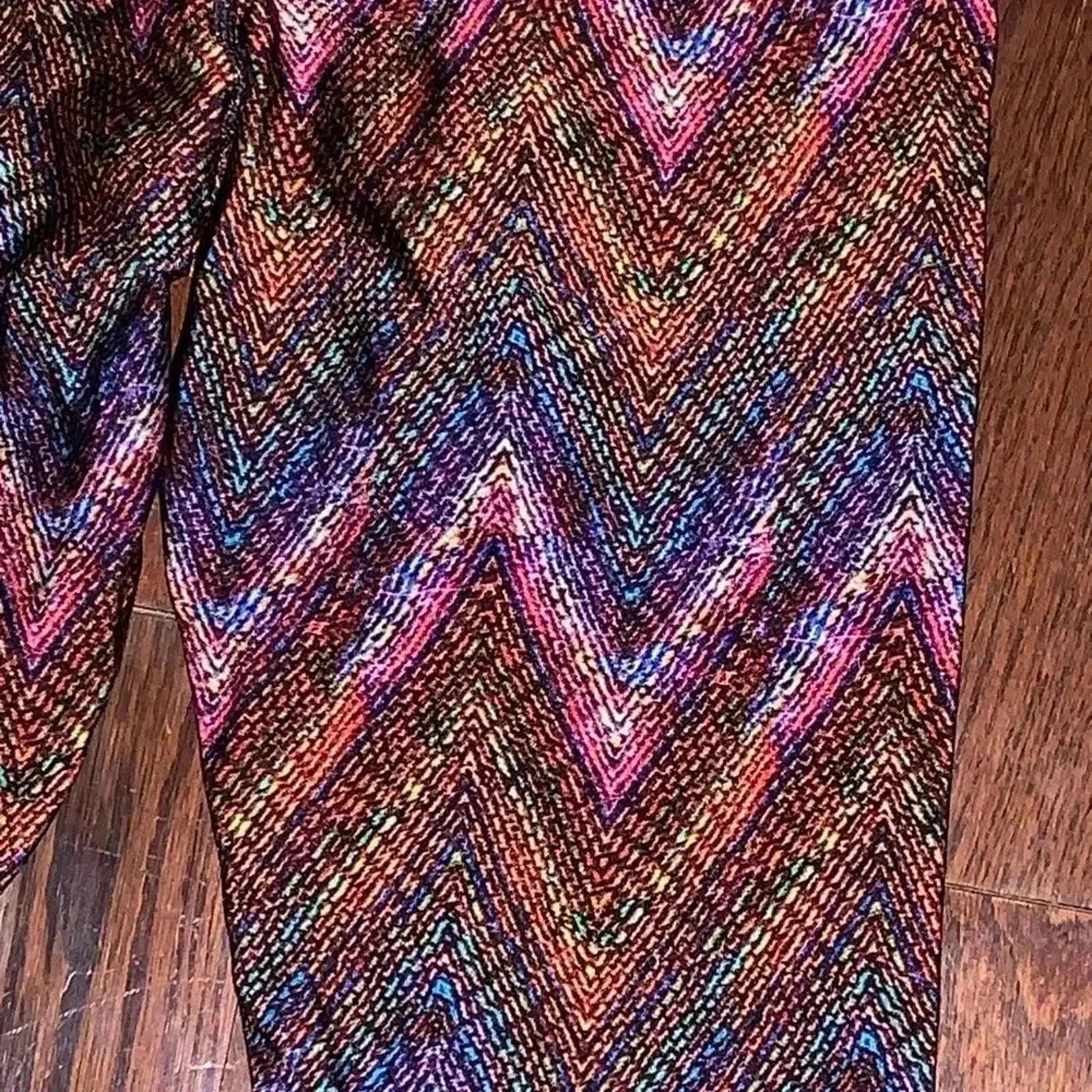 Designer Rainbow Boho leggings Size 36" / US 14 / IT 50 - 2 Thumbnail