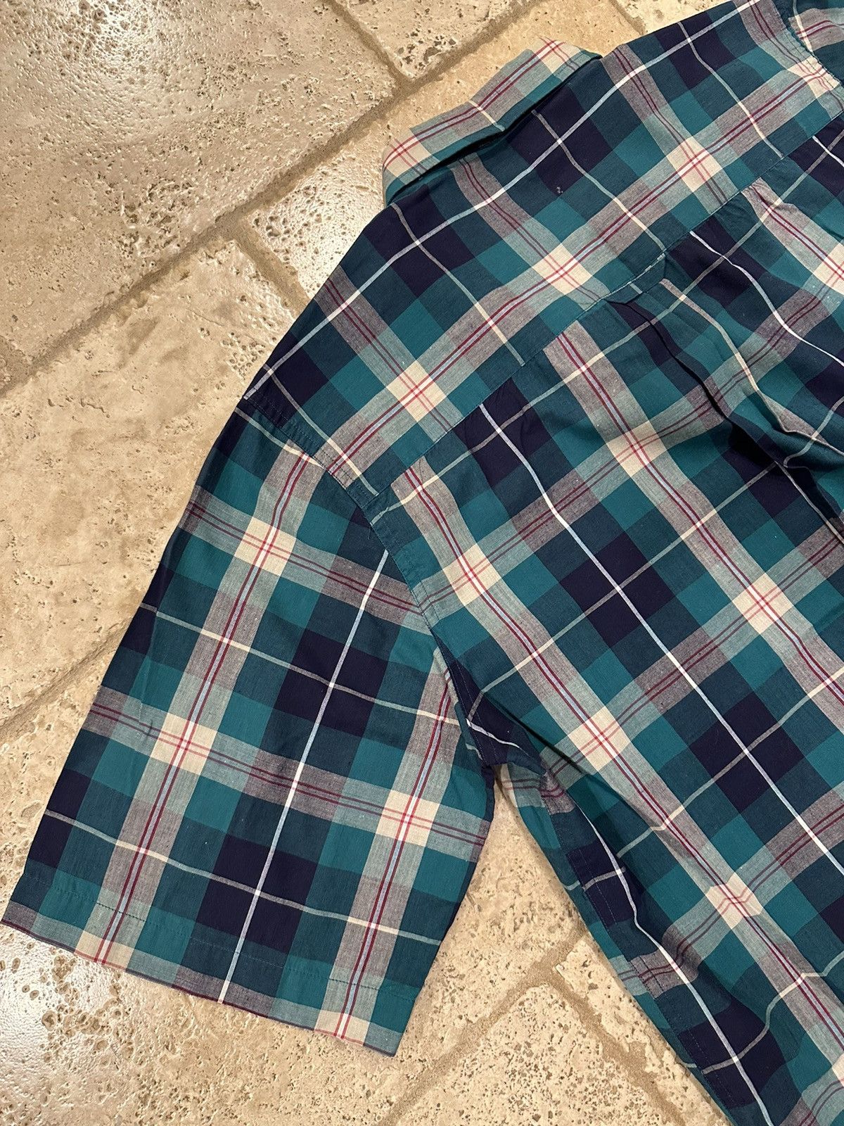 Vintage Vintage Knights of Round Table Plaid Green Button Up Shirt Size US L / EU 52-54 / 3 - 8 Thumbnail
