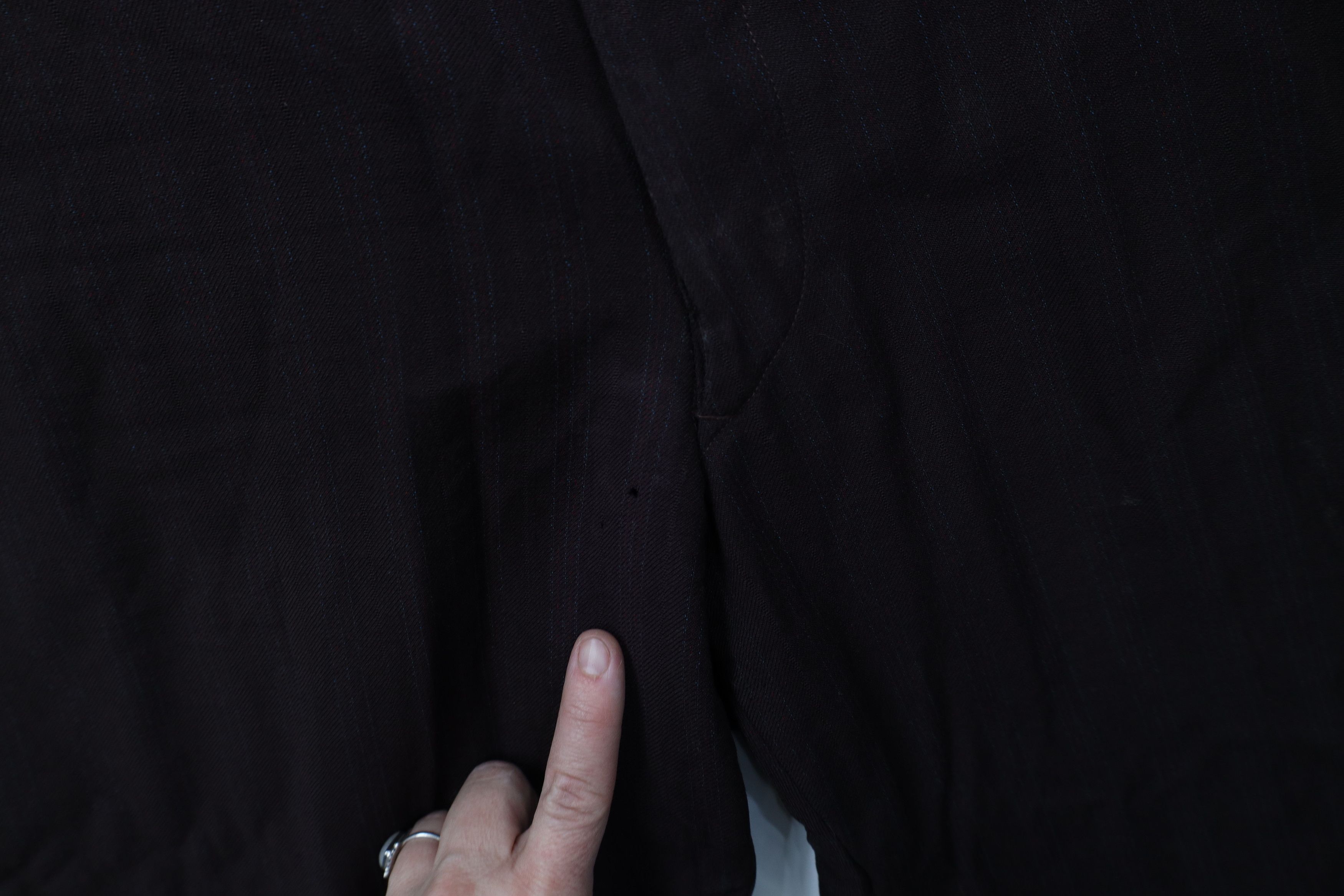 Vintage Vintage 30s 40s Wool Striped Chino Pants Button Fly USA Size US 32 / EU 48 - 7 Thumbnail