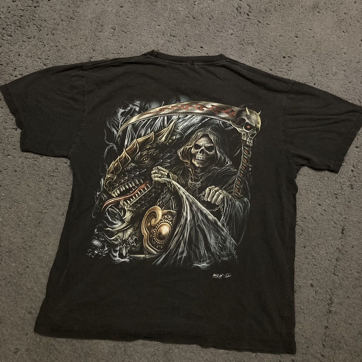 Vintage True Vintage Y2K Adult Horror Death Face Skeleton Your Next Size US XL / EU 56 / 4 - 3 Thumbnail