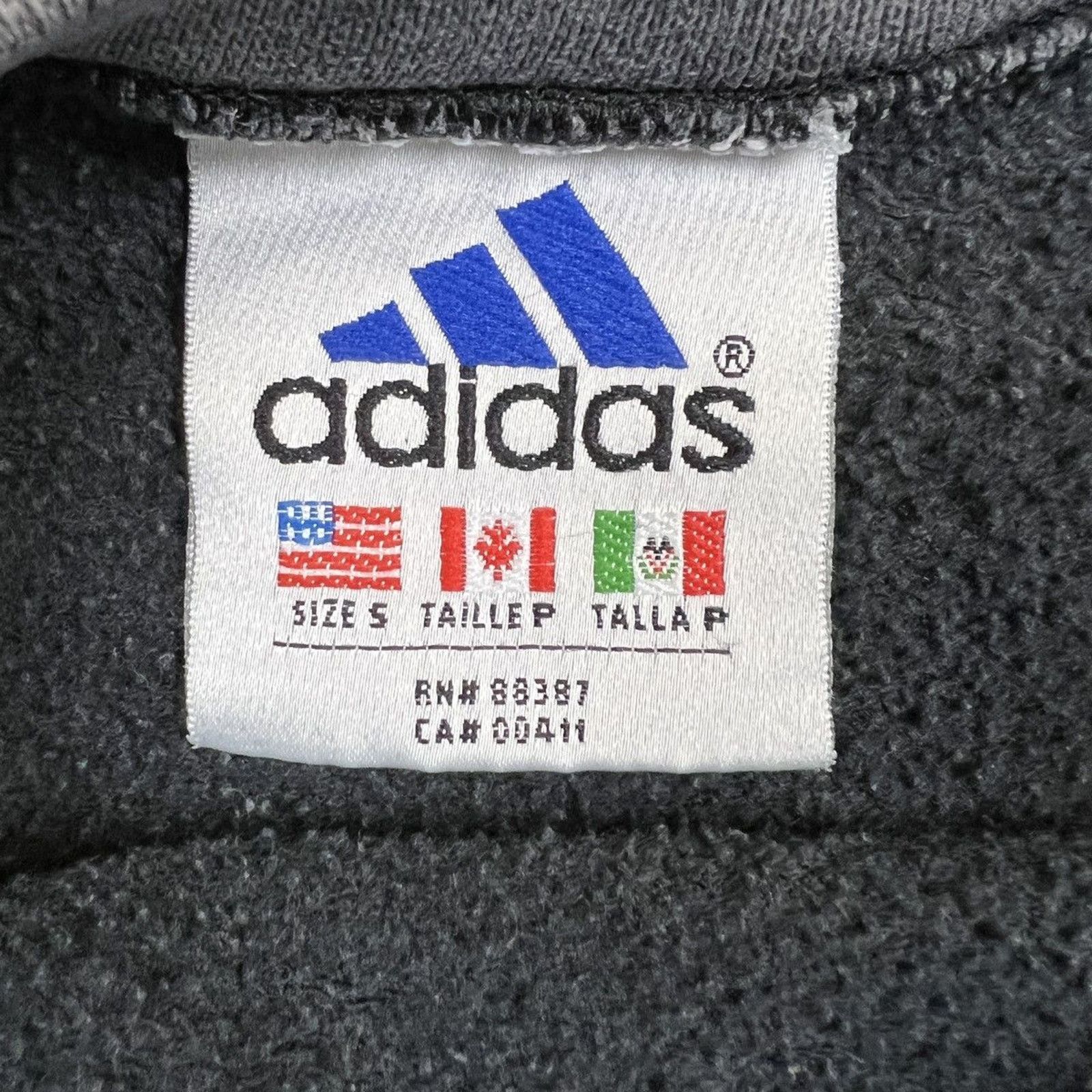 Adidas × Vintage Vintage 90s Adidas Sweatshirt 3 Stripe Sun Faded Pullover Size US M / EU 48-50 / 2 - 4 Thumbnail