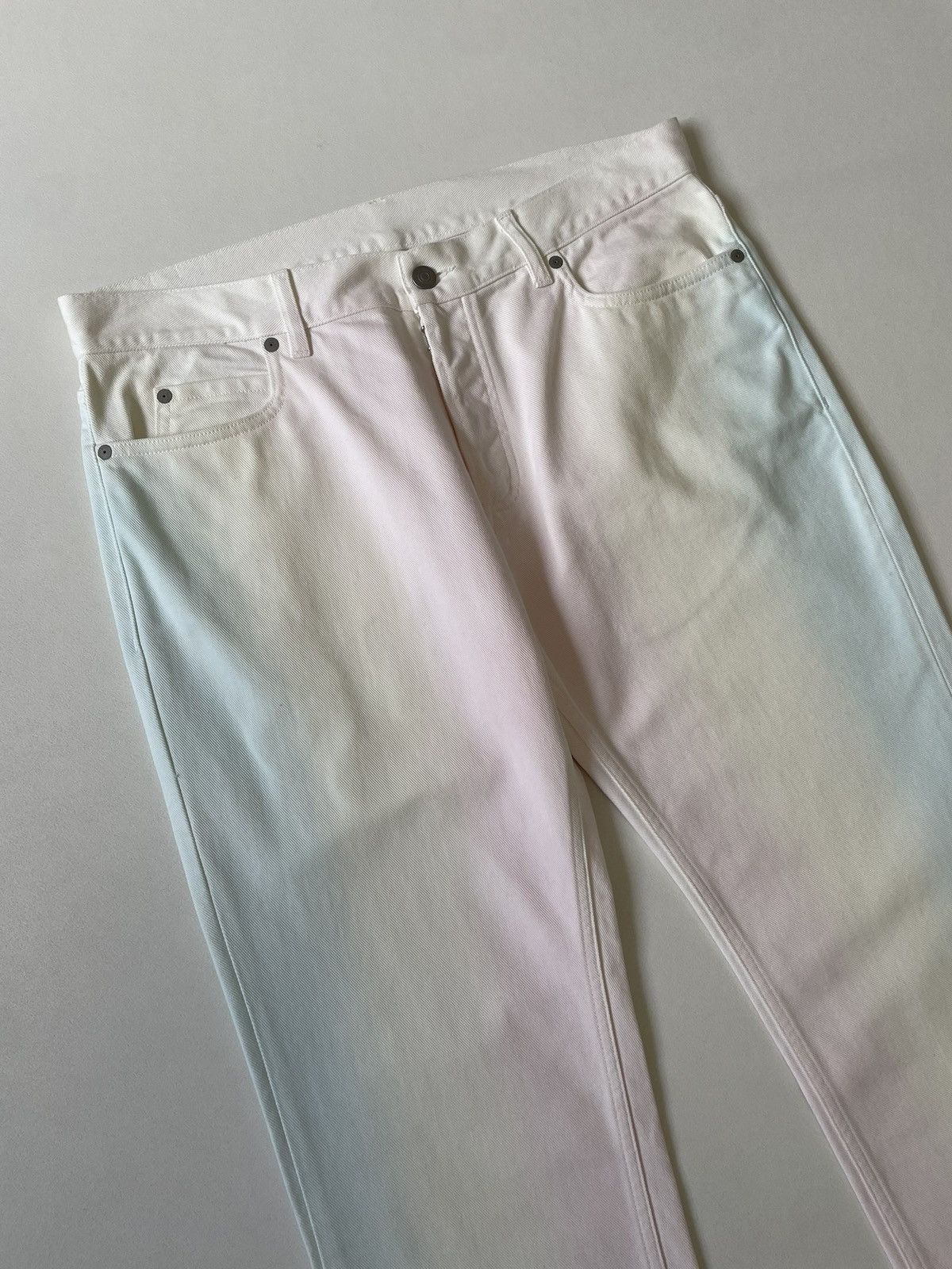 Maison Margiela S/S 20 ‘Sunrise’ Tie Dye Denim Jeans Size US 34 / EU 50 - 6 Thumbnail