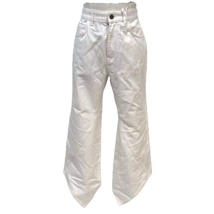 Loewe Loewe White Cotton Pants Size 40 Size 27" / US 4 / IT 40 - 1 Thumbnail