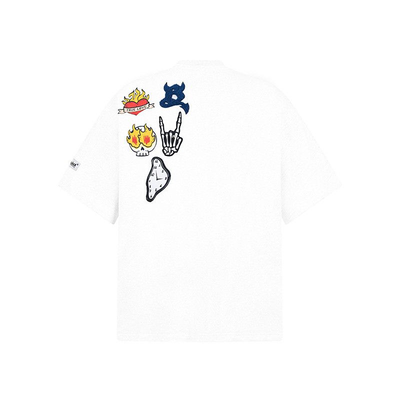 Japanese Brand American-style fun cartoon embroidered short-sleeved T-shirt Size US M / EU 48-50 / 2 - 1 Thumbnail