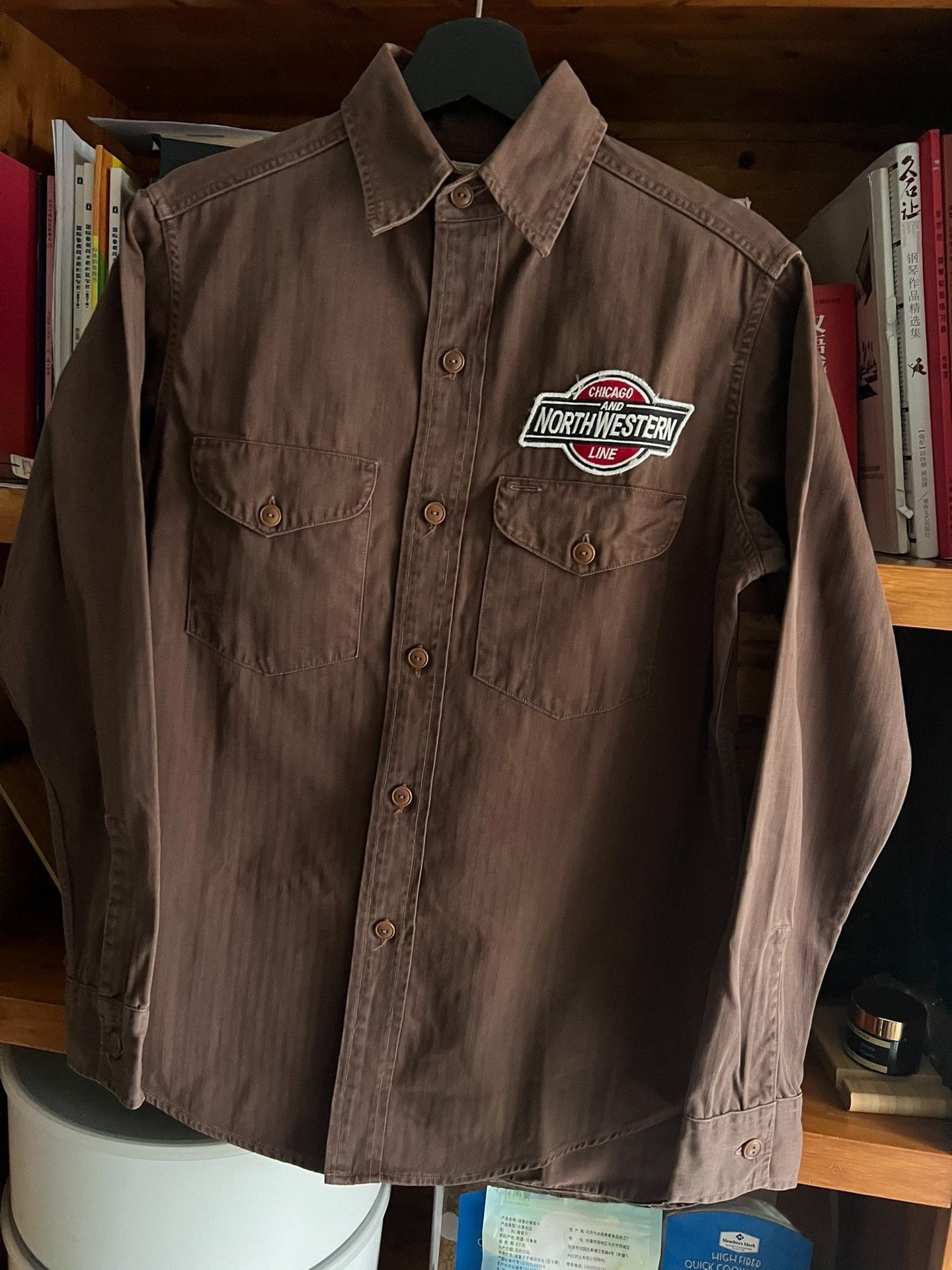 Warehouse Warehouse Vintage Fishbone Workwear Shirt Size US S / EU 44-46 / 1 - 3 Thumbnail