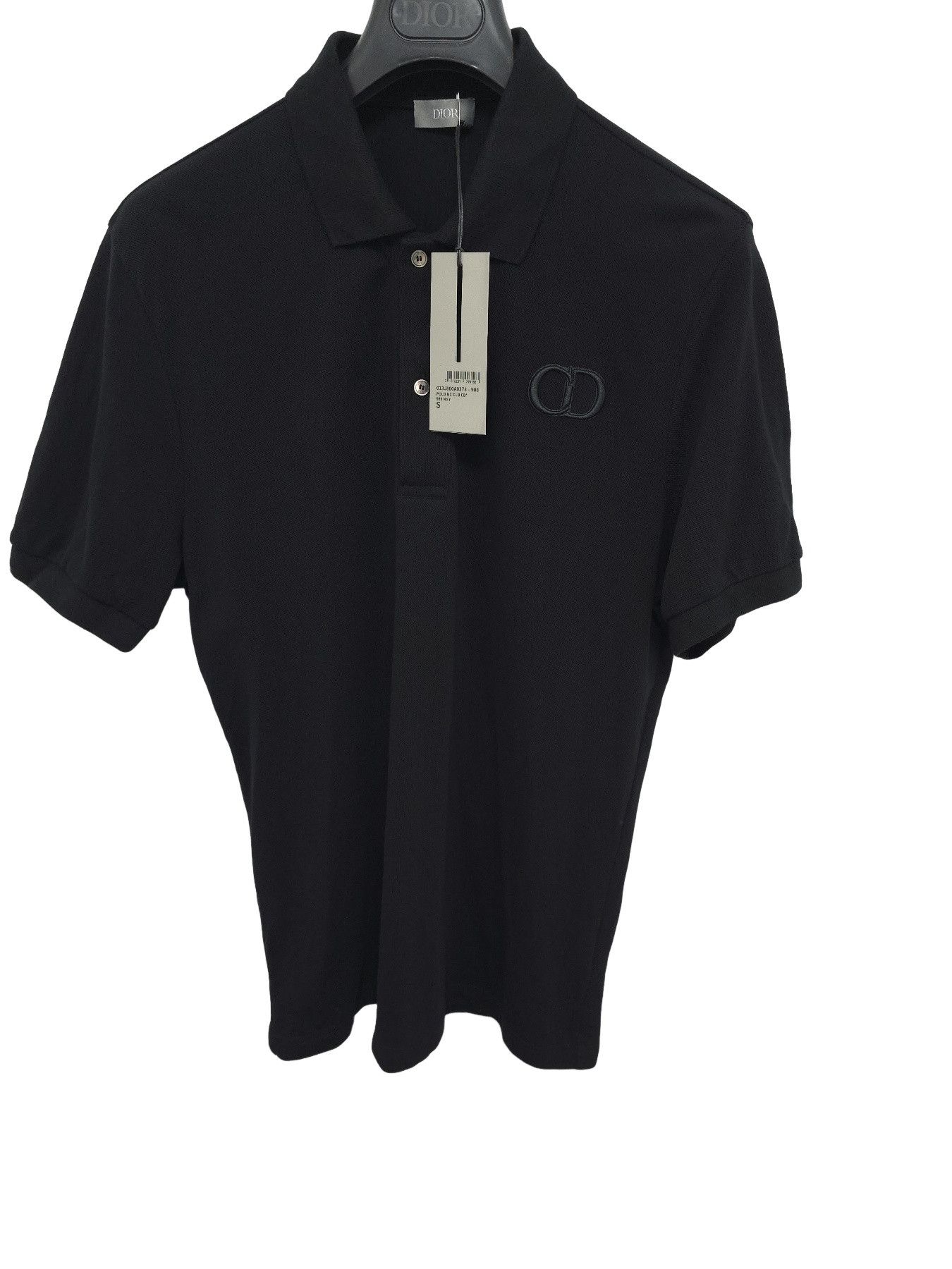 Dior Dior Homme SS06 Black Polo Shirt Rhinestones in size S | Grailed