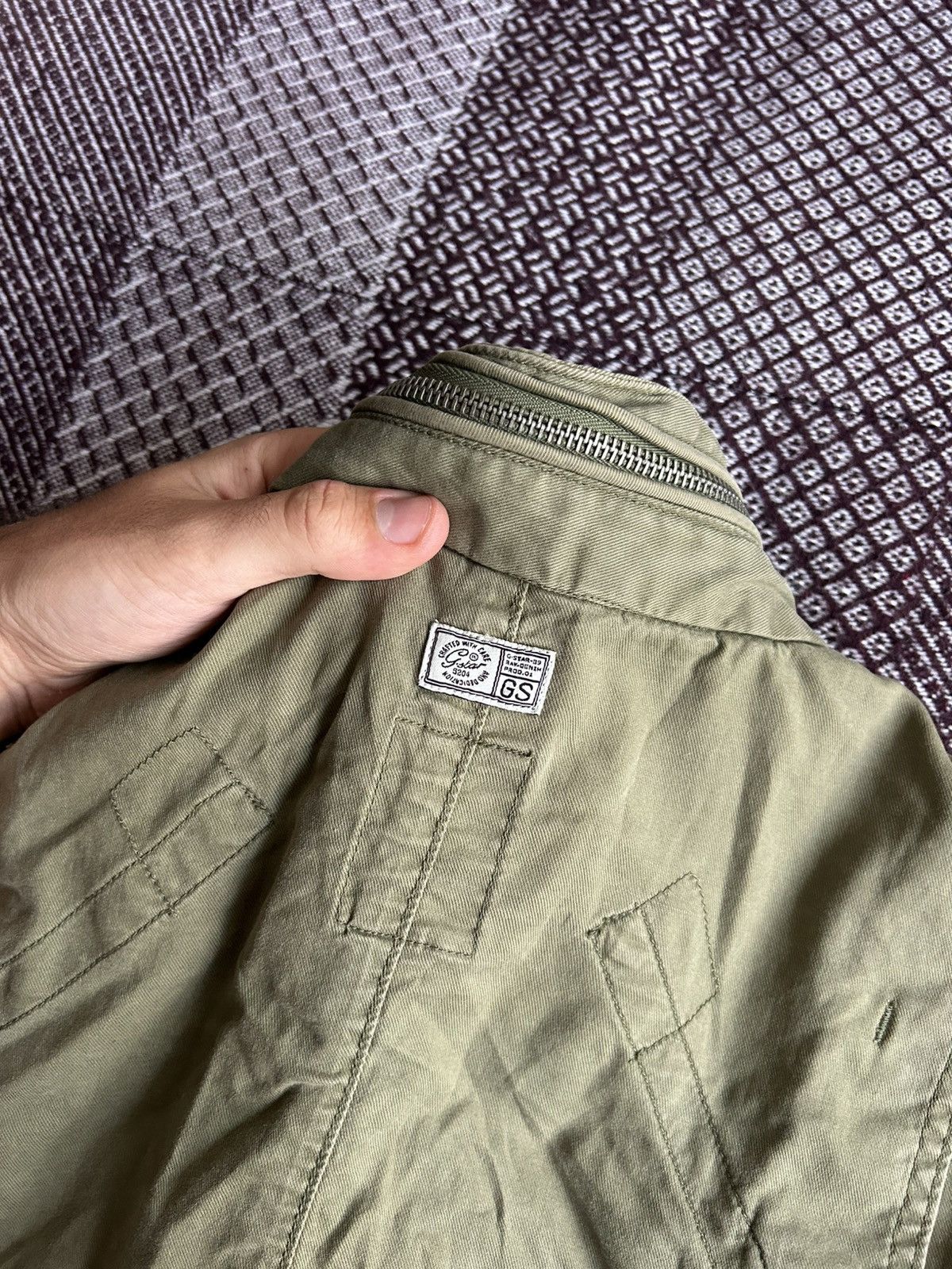 G-Star G-star Raw Cargo Line Women Denim Jacket Military Style Sz M Size M / US 6-8 / IT 42-44 - 16 Thumbnail