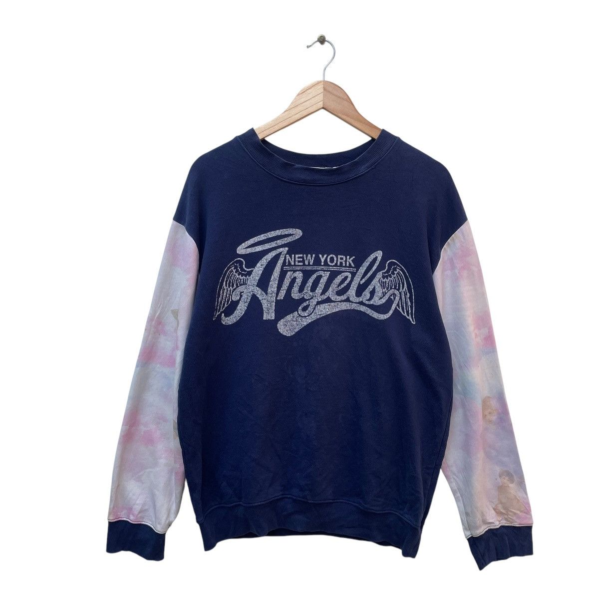 Vintage New York Angels Pullover Sweatshirt shirt Size US M / EU 48-50 / 2 - 1 Thumbnail