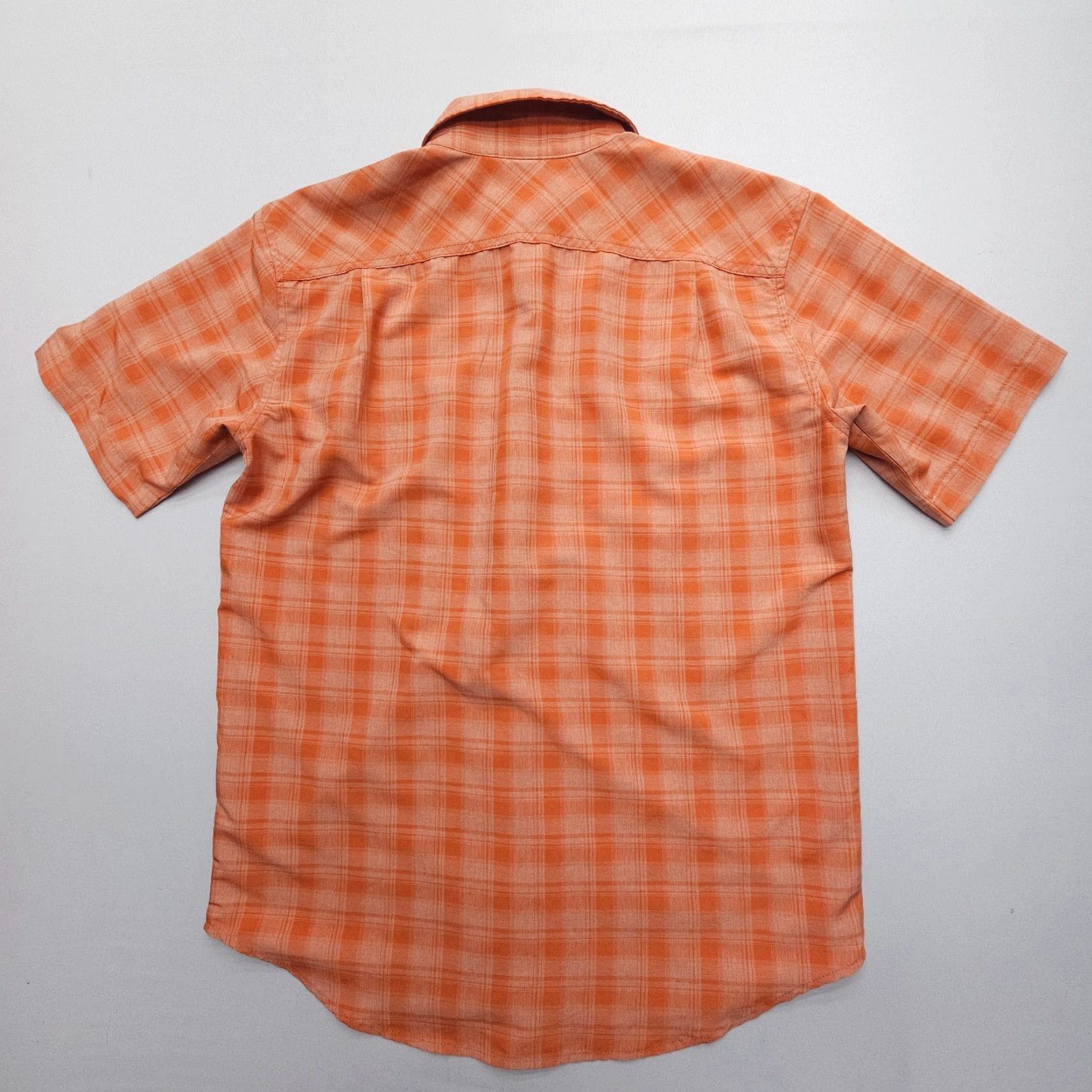 Orvis Orvis Shirt Mens Small Orange Short Sleeve Button Light Stretch Fishing Hiking Size US S / EU 44-46 / 1 - 2 Thumbnail
