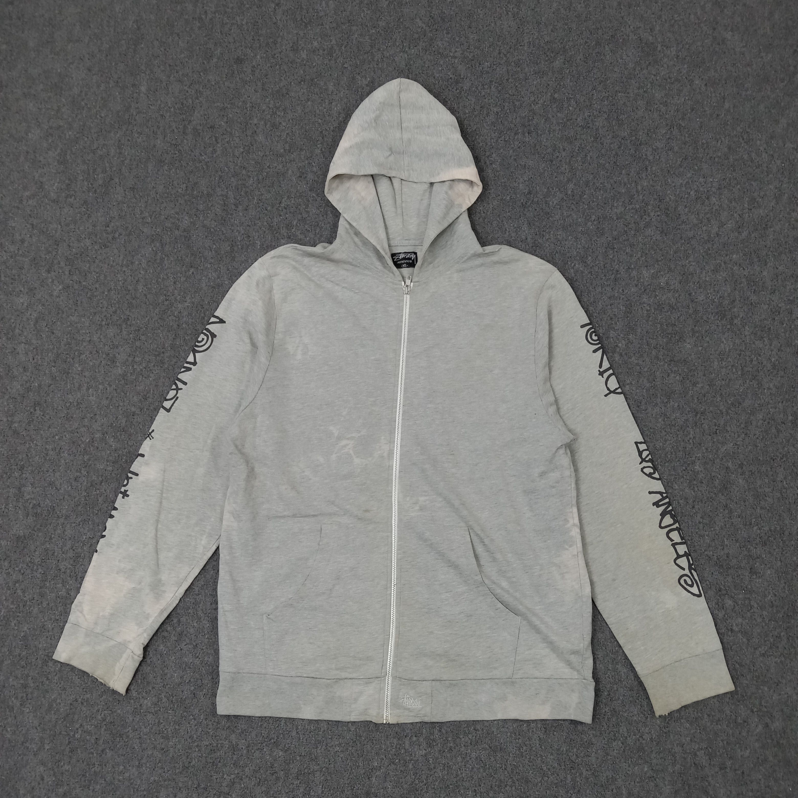 Stussy × Vintage Stussy Authentic Signature Logo Zipper Hoodies C216N13 Size US M / EU 48-50 / 2 - 5 Thumbnail