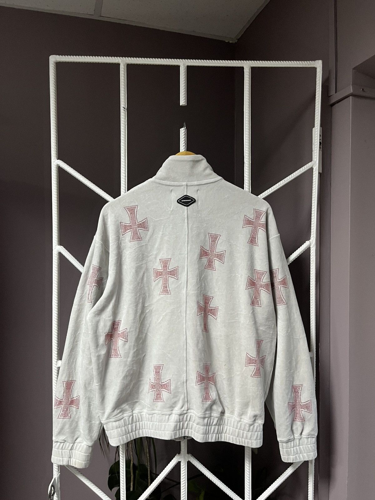 Unknown London Unknown London Y2K Cross Velour Zip Size US S / EU 44-46 / 1 - 9 Thumbnail