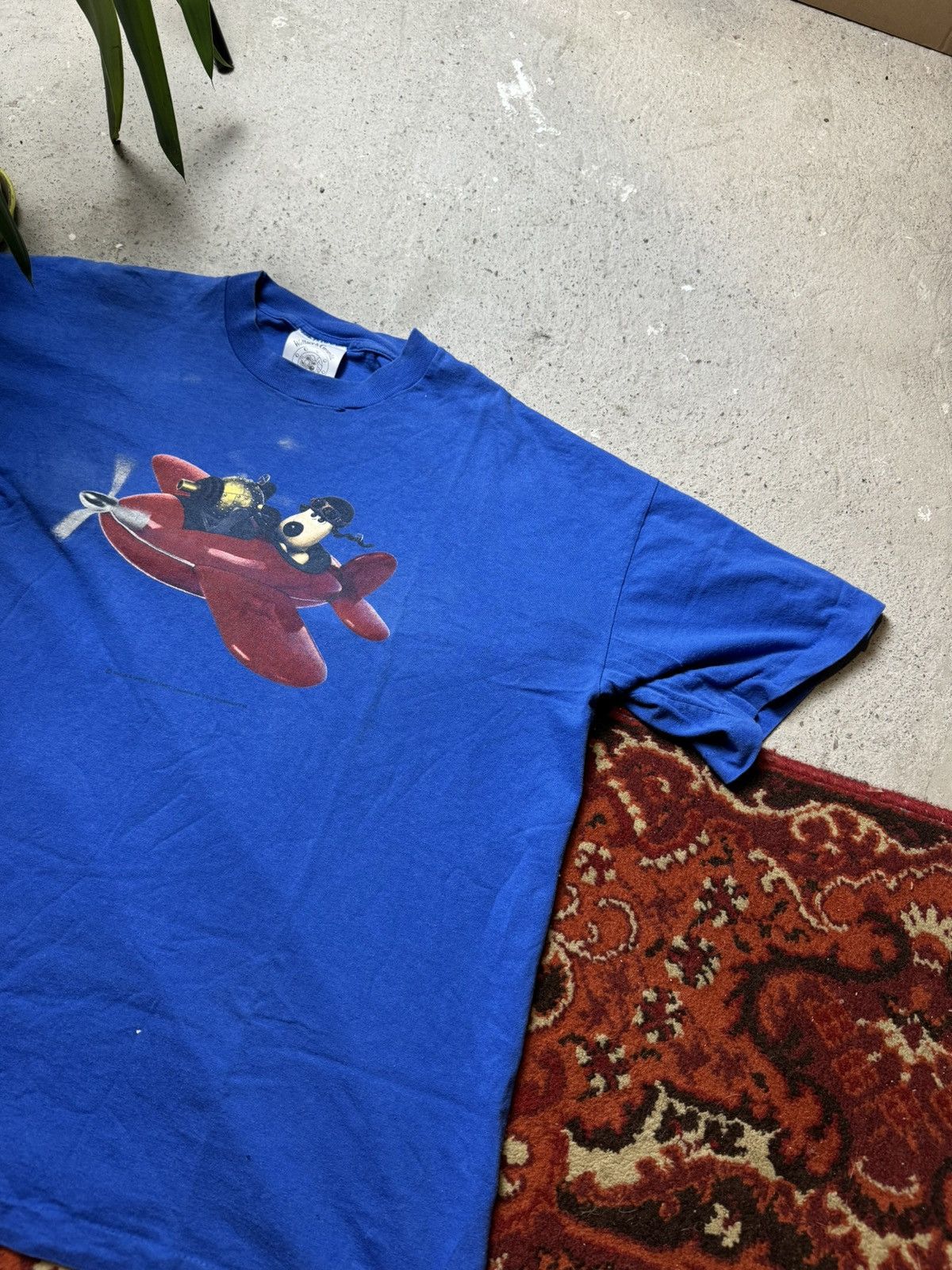 Vintage Vintage Aardman Wallace & Gromit 1989 TShirt Big Print Size US XL / EU 56 / 4 - 2 Thumbnail