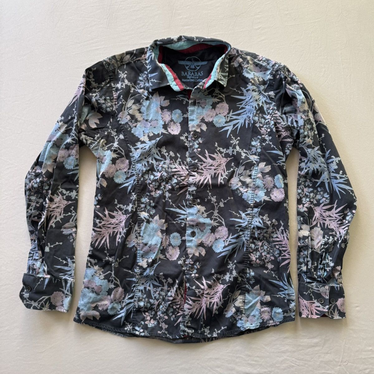 Other Barabas Cotton Tropical Floral Button Up Shirt Size US M / EU 48-50 / 2 - 1 Thumbnail