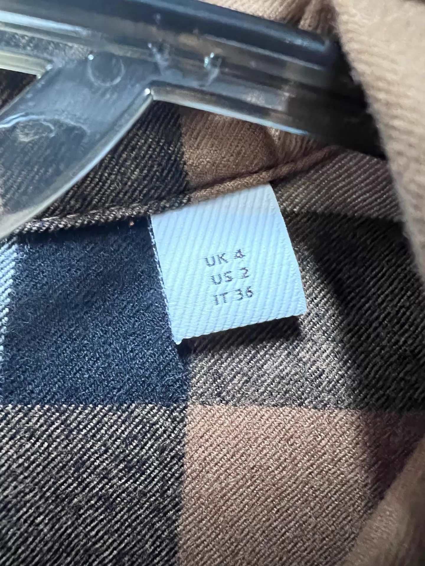Burberry Burberry Check Wool Belted Longsleeve Shirt Dress 34 Size XXS / US 00 / IT 34 - 4 Thumbnail