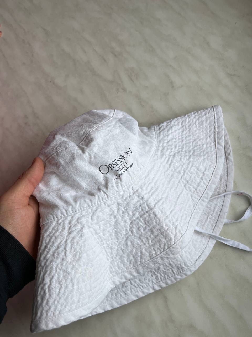 Calvin Klein Vintage OBSESSION NIGHT by Calvin Klein 2005 Bucket Hat Size ONE SIZE - 6 Thumbnail