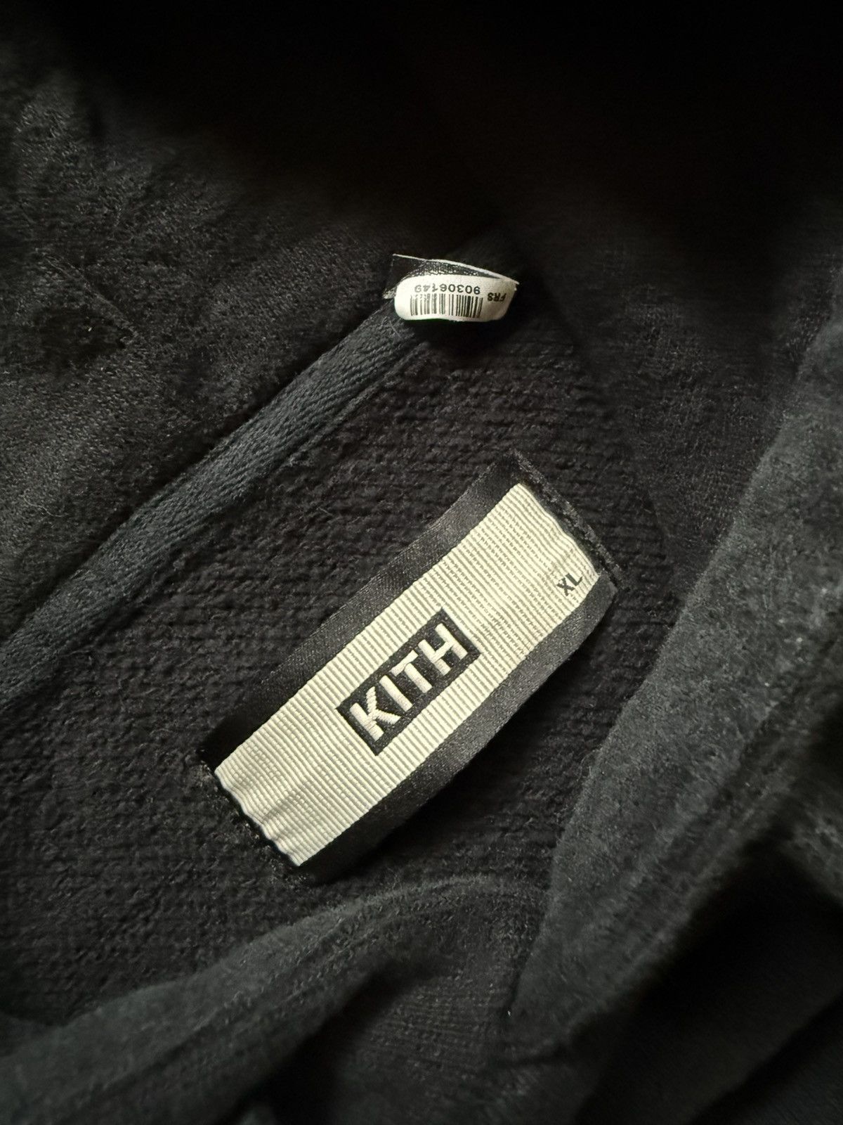 Kith Kith classic logo hoodie black on black Size US XL / EU 56 / 4 - 6 Thumbnail