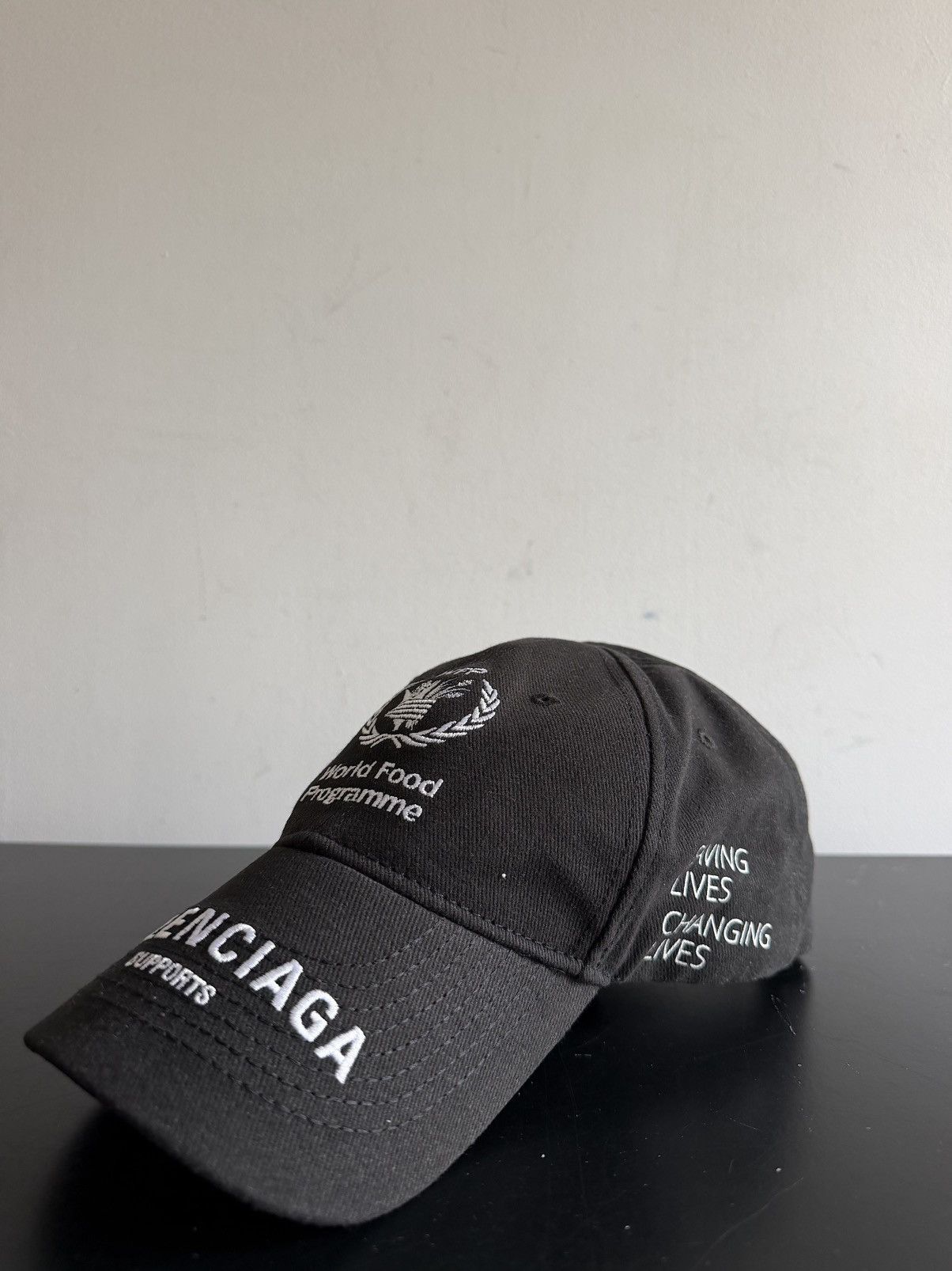 Balenciaga Balenciaga Archetype Fall Winter 17 Worn Cap | Grailed