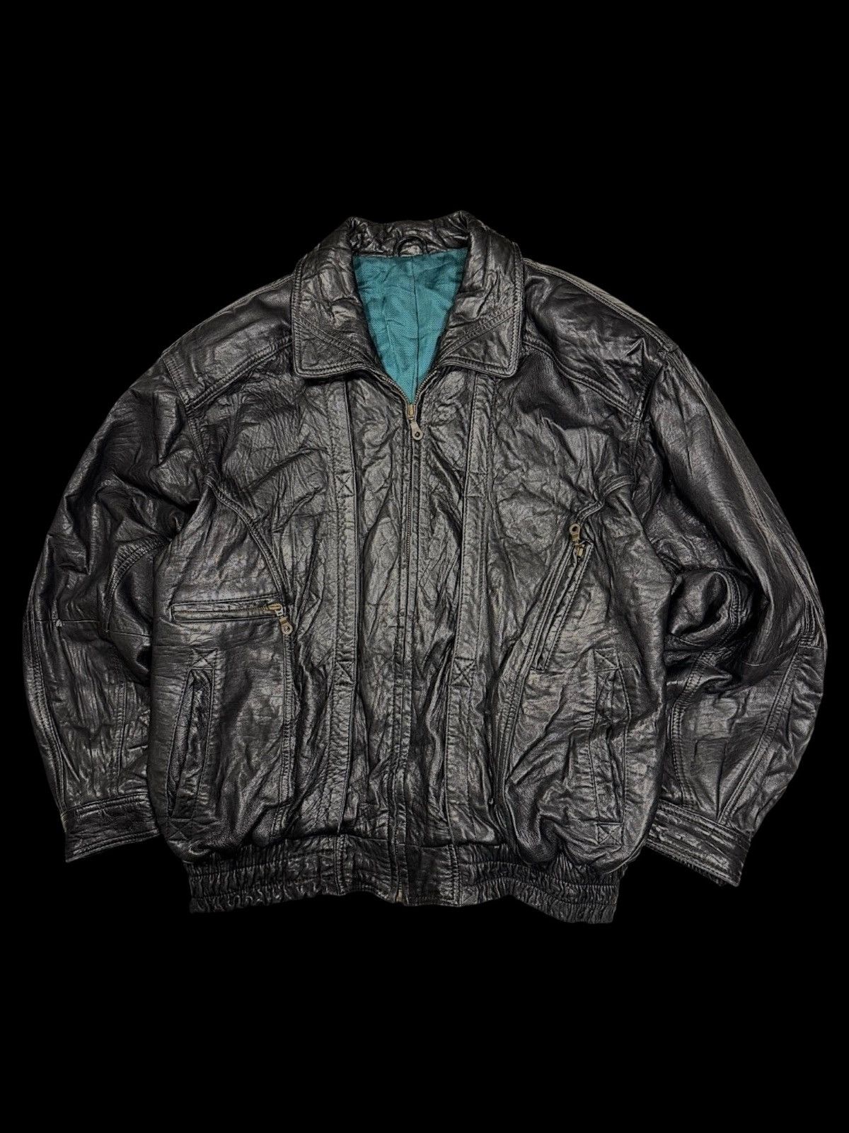 Other ‼️free ship‼️ avant garde leather jacket like balenci opium Size US L / EU 52-54 / 3 - 1 Thumbnail