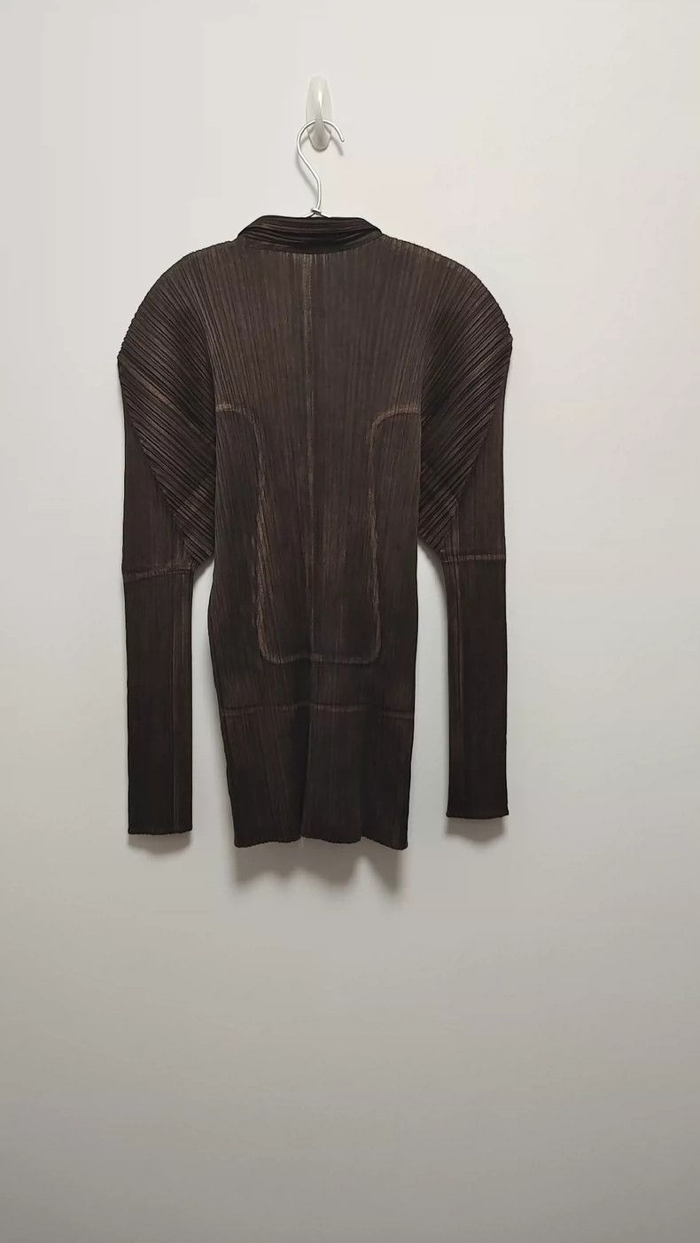 Issey Miyake Issey Miyake size:4 Brown vintage zipper right-shoulder de Size M / US 6-8 / IT 42-44 - 3 Thumbnail