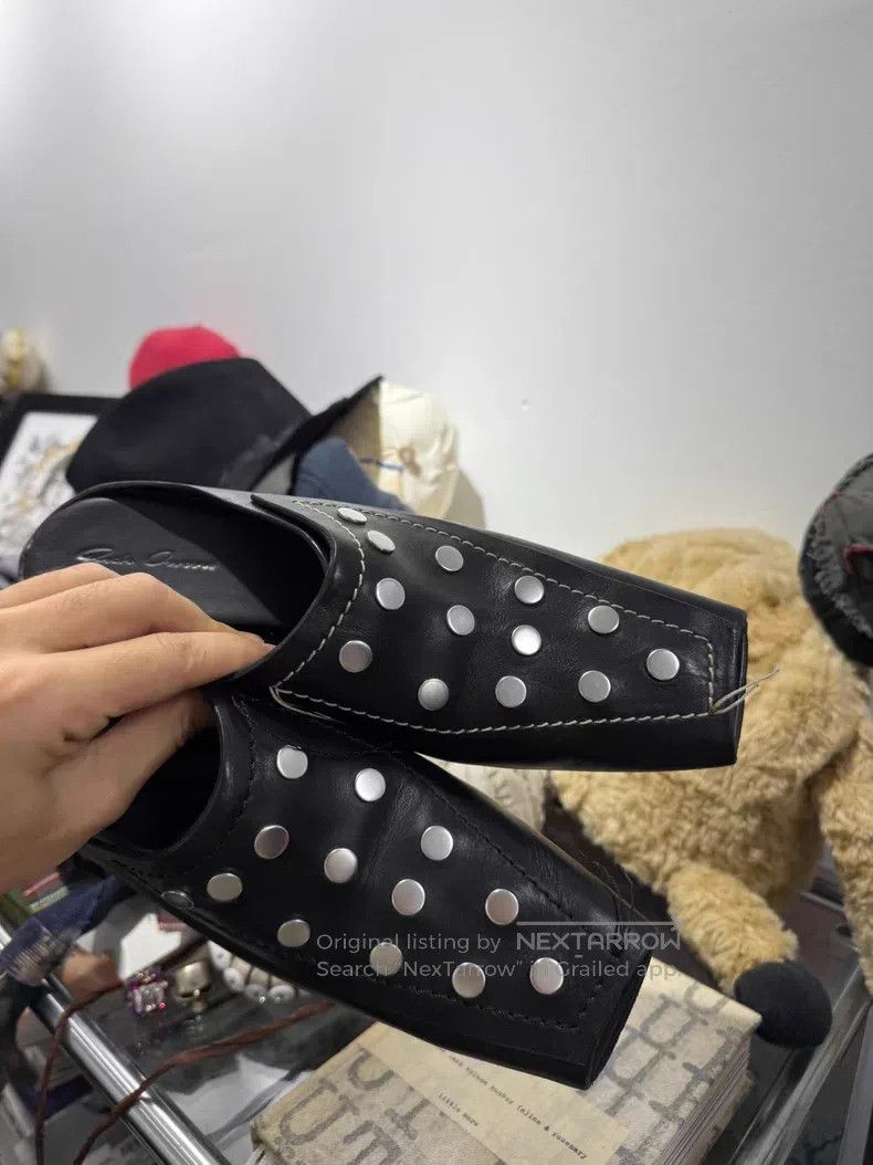 Rick Owens Rick Owens Snap button rivet slippers Size US 5 / EU 37 - 4 Thumbnail