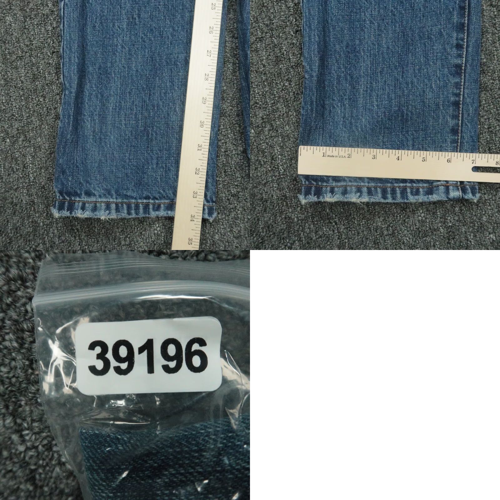 Taylor Stitch Taylor Stitch Jeans Mens 32x34 Blue Denim 5-Pocket Button Straight Pants Size US 32 / EU 48 - 9 Thumbnail