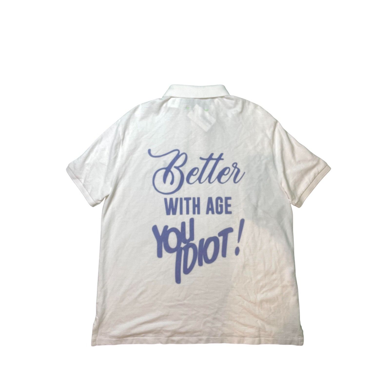 Better With Age Better With Age Face White Polo Shirt Size US XL / EU 56 / 4 - 2 Thumbnail