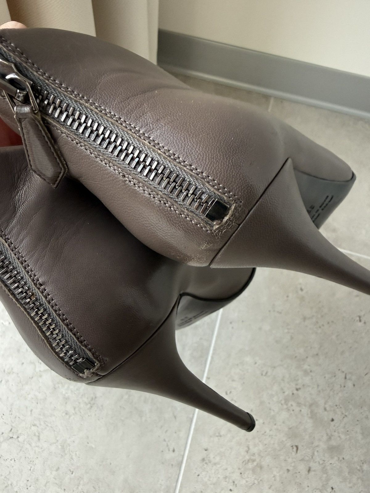 Miu Miu 00s Miu Miu Leather Heels Size US 9 / IT 39 - 12 Thumbnail