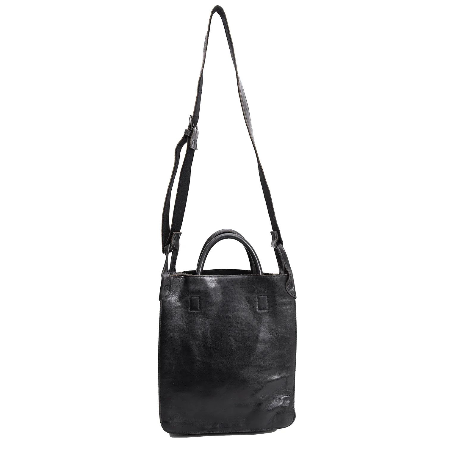 Yohji Yamamoto Yohji Yamamoto Leather 2WAY Shoulder Bag Black Size ONE SIZE - 2 Thumbnail
