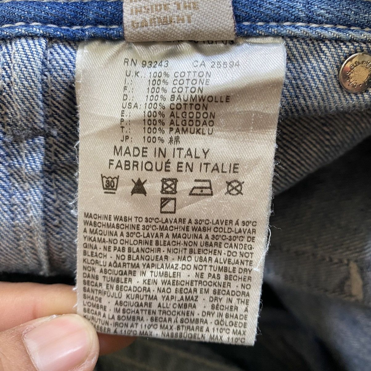 Diesel Diesel Fatigue Ripped Jeans Size US 30 / EU 46 - 22 Thumbnail