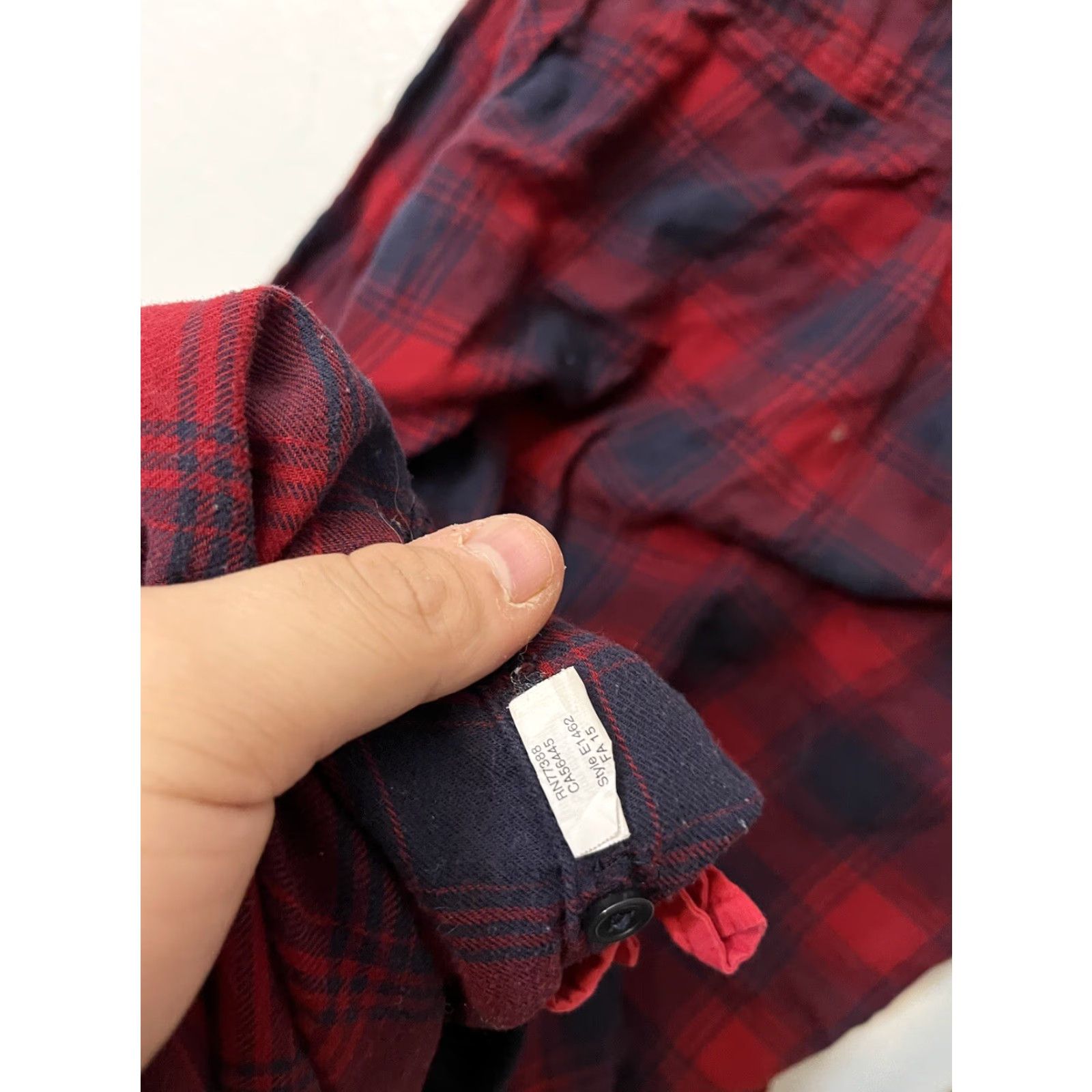 J.Crew J.CREW Dress Adult Petite XS Red Plaid Flannel Womens Size XS / US 0-2 / IT 36-38 - 4 Thumbnail