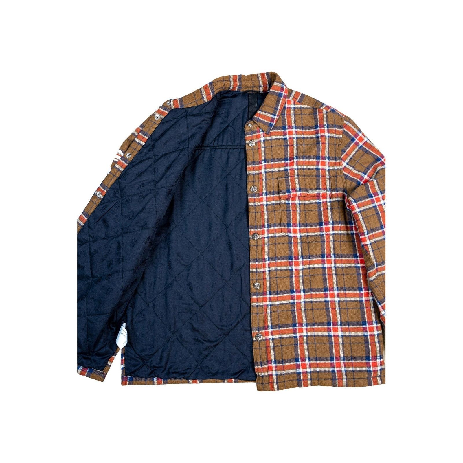 Chrome Hearts Red & White Fleur Padded Flannel Size US L / EU 52-54 / 3 - 5 Thumbnail