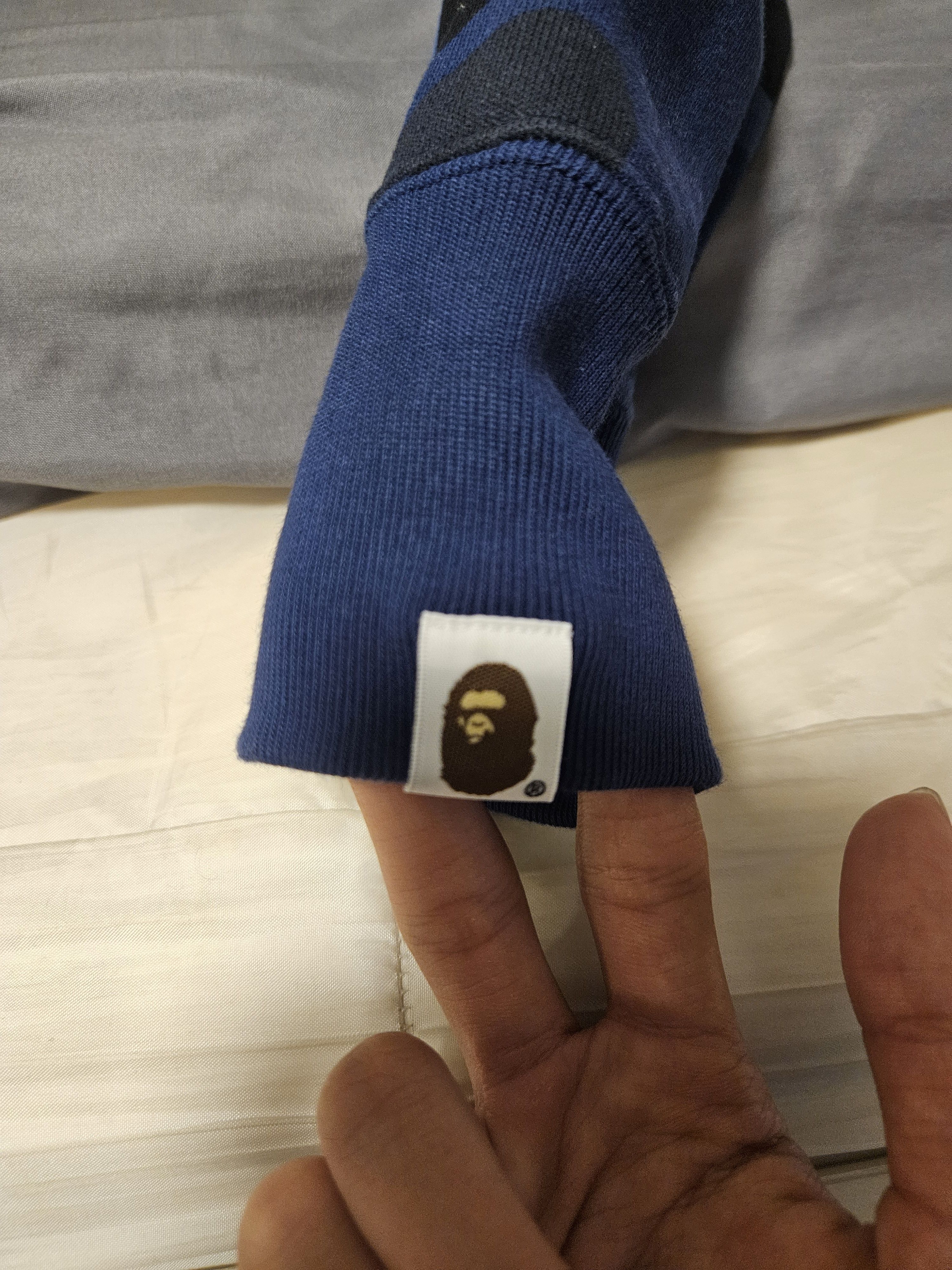 Bape Blue bape camo pattern sweatshirt Size US L / EU 52-54 / 3 - 3 Thumbnail