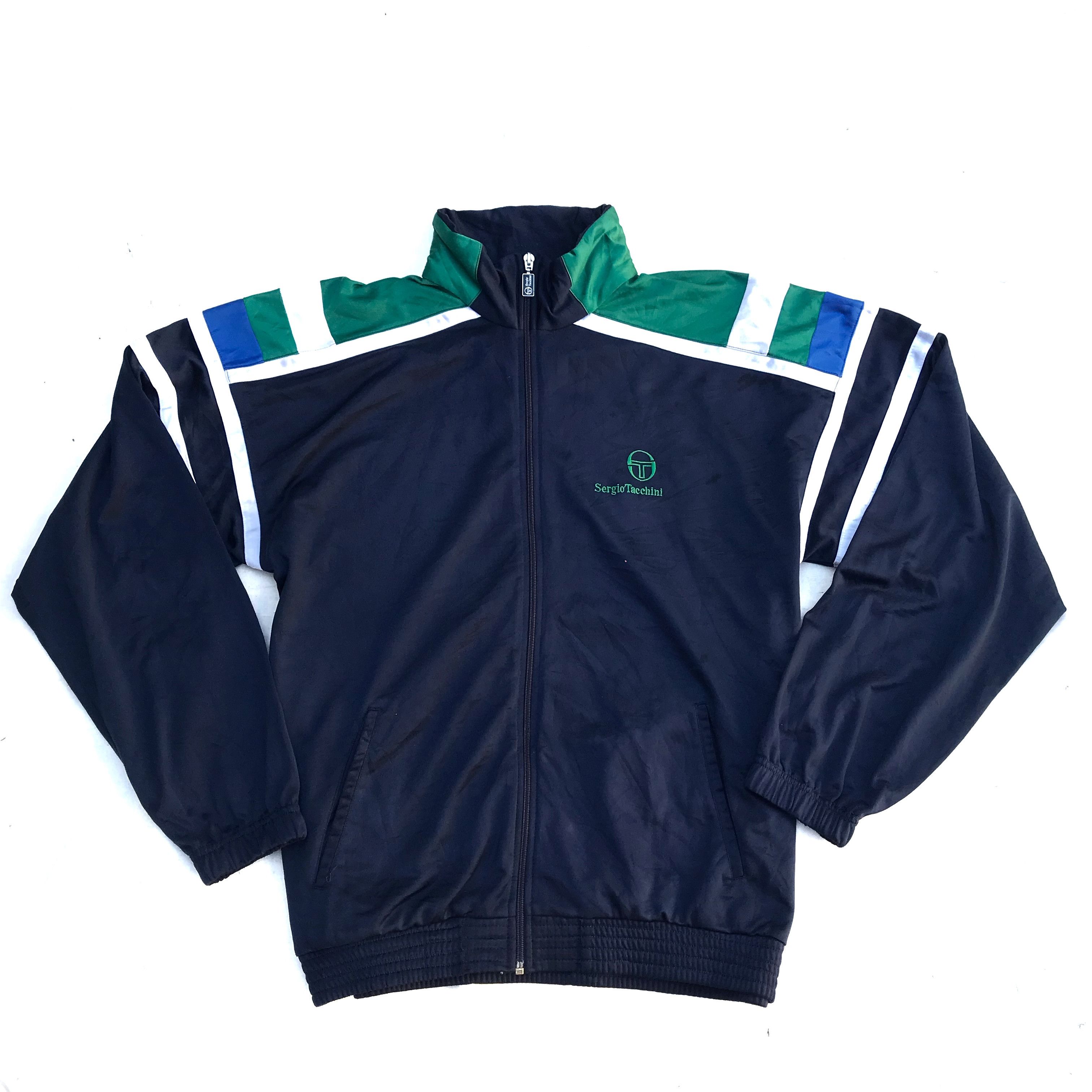 Sergio Tacchini × Vintage Vintage Sergio Tacchini Iconic 80s Tracktop Jacket british Size US L / EU 52-54 / 3 - 9 Thumbnail