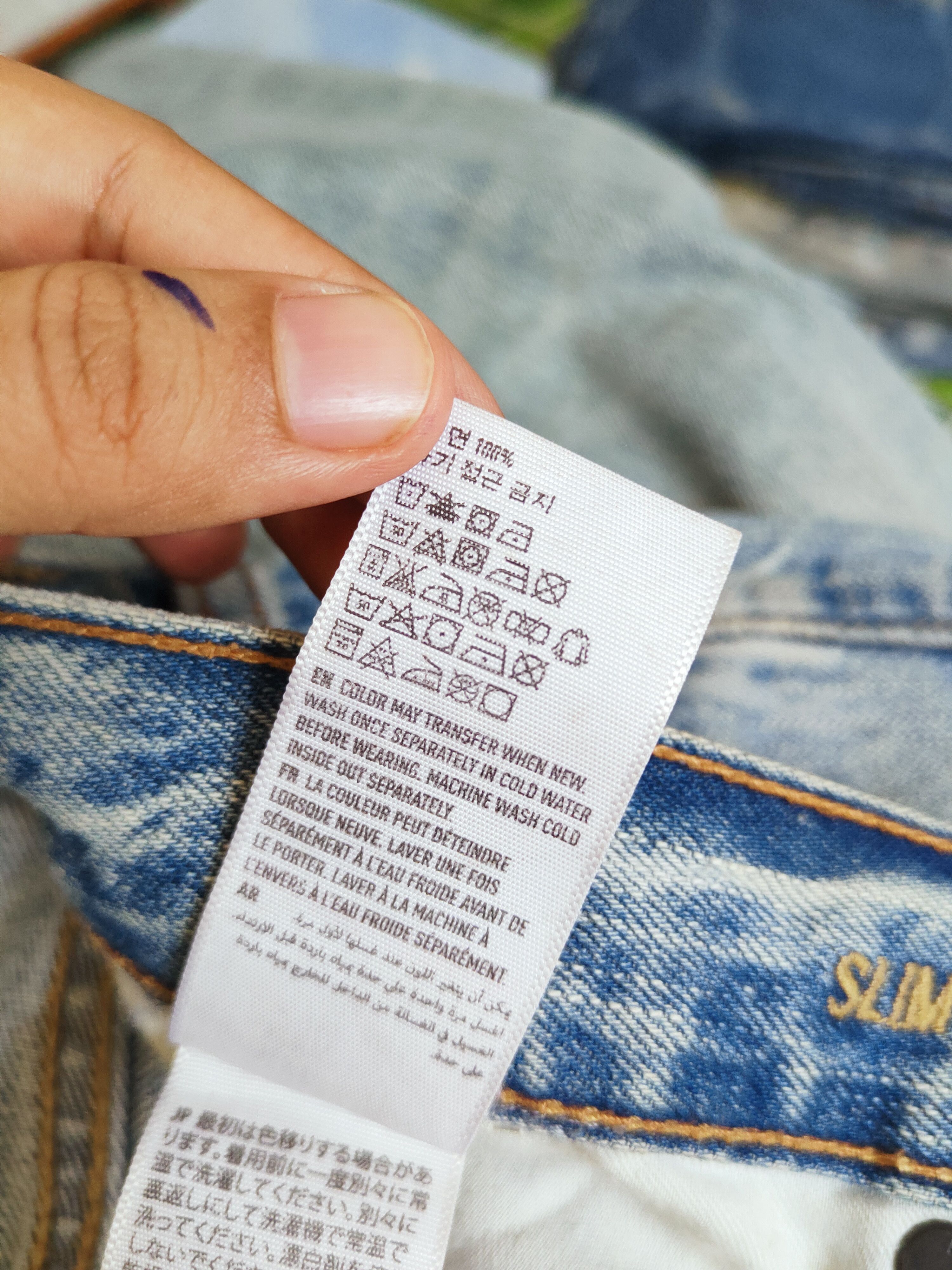 Japanese Brand American Eagle Outfitters Distressed Ripped Jeans #S2768 Size US 30 / EU 46 - 17 Thumbnail