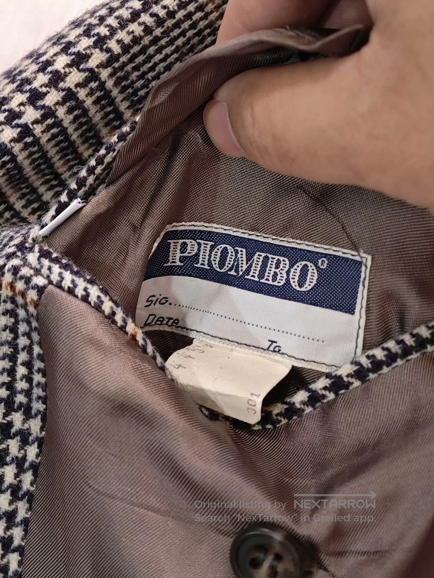 PIOMBO Italian Wool Half-Lined Blazer Zegna. Size US S / EU 44-46 / 1 - 9 Thumbnail