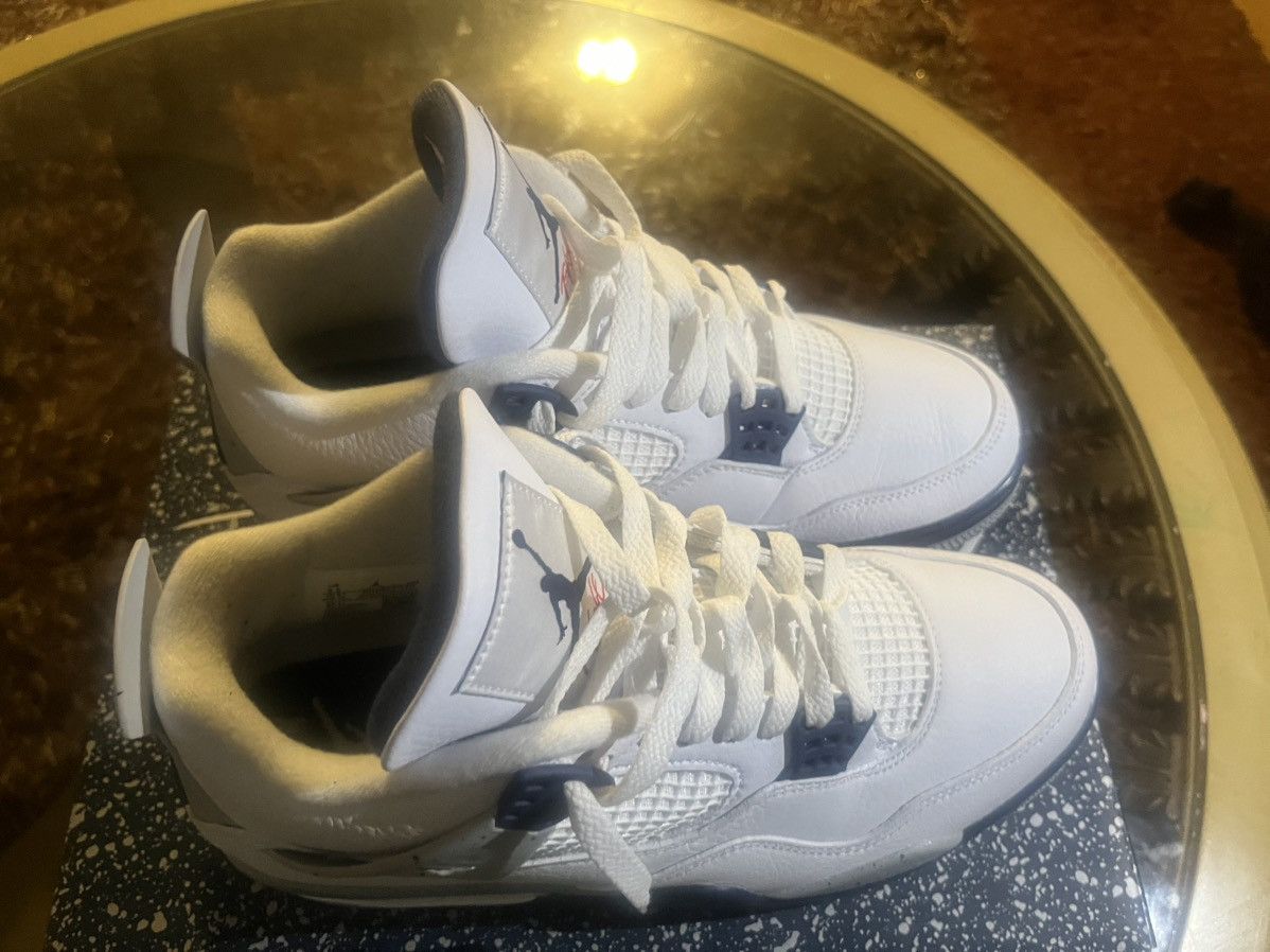 Jordan Brand Jordan 4 navy blue Size US 9.5 / EU 42-43 - 8 Thumbnail