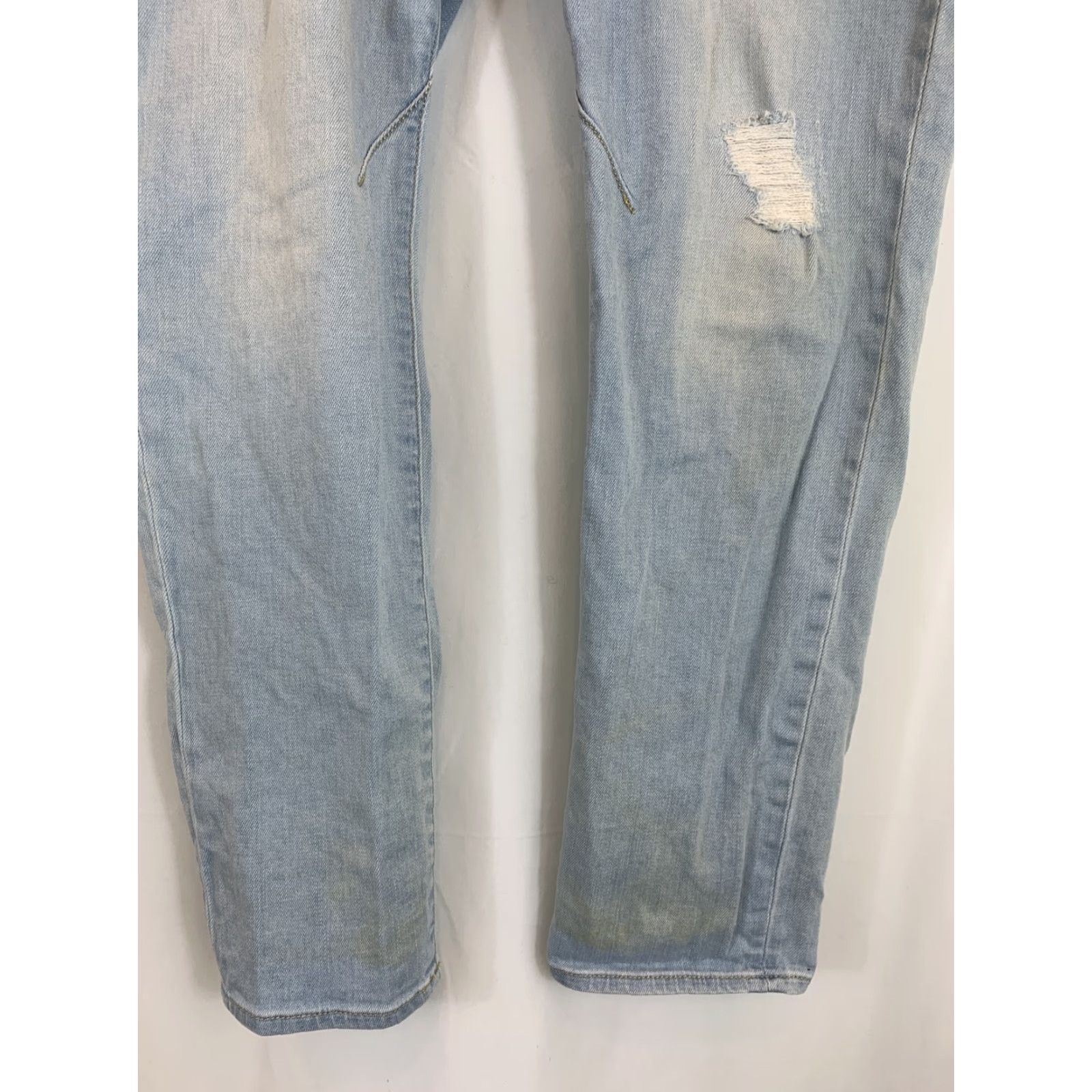 Vintage Rock & Republic Jeans Skinny Womens Size 8 Light Wash Distressed Jeans Size 30" / US 8 / IT 44 - 2 Thumbnail