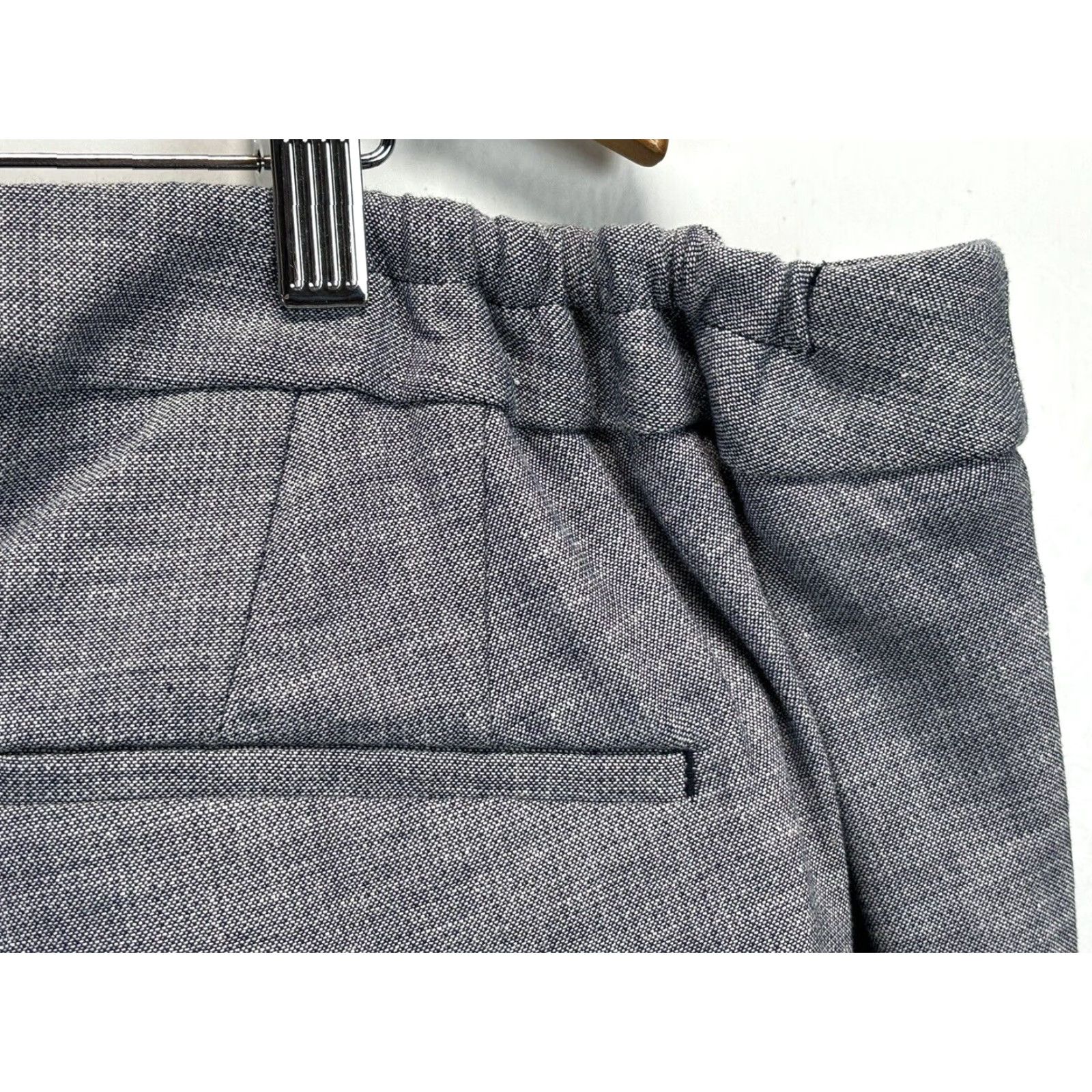 Talbots TALBOTS Plus Size 24W Hampshire Ankle Pants Blue with Buttons Womens Size 42" / US 20 - 5 Thumbnail