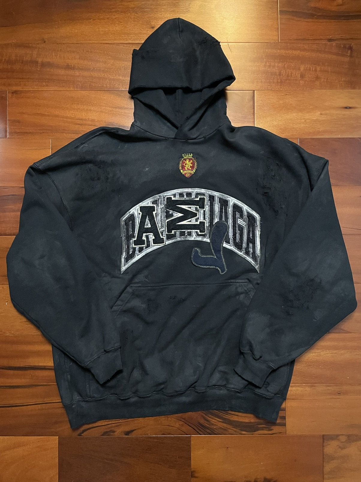 Balenciaga Balenciaga skater hoodie black | Grailed