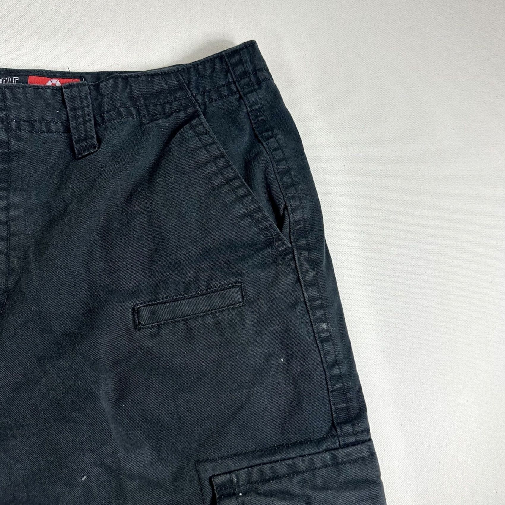 Southpole VINTAGE Southpole Cargo Shorts Mens 36 Black Baggy Hip Hop Grungy Skate Jeans Cotton Canvas 90s Casual Mens Size US 36 / EU 52 - 4 Thumbnail