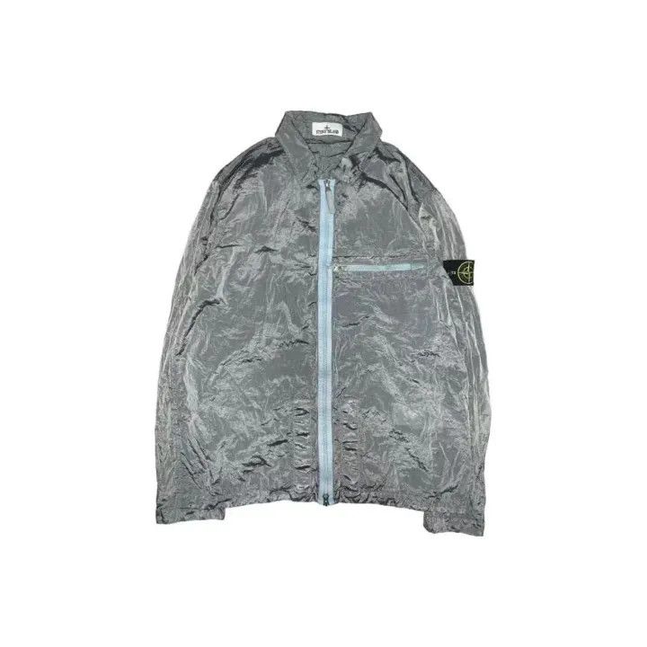 Stone Island SS23 Metallic Nylon Long Sleeve Jacket