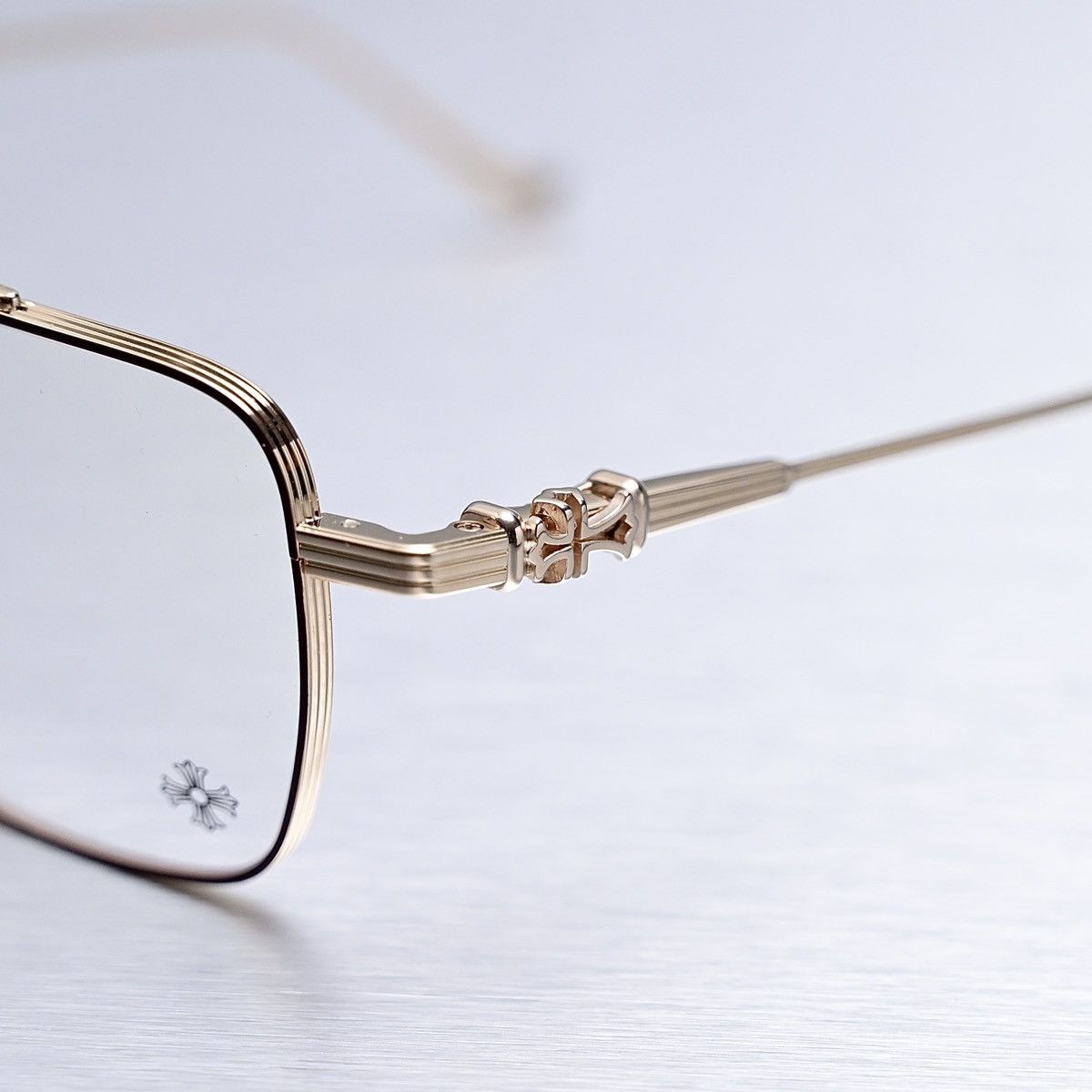 Chrome Hearts CHROME HEARTS MAGNUM II BORDELLO GOLD PLATED GLASSES Size ONE SIZE - 3 Thumbnail