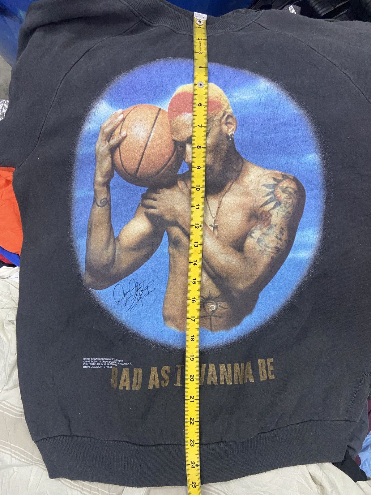 Vintage Dennis Rodman Rare 90s sweatshirt Size US M / EU 48-50 / 2 - 8 Thumbnail