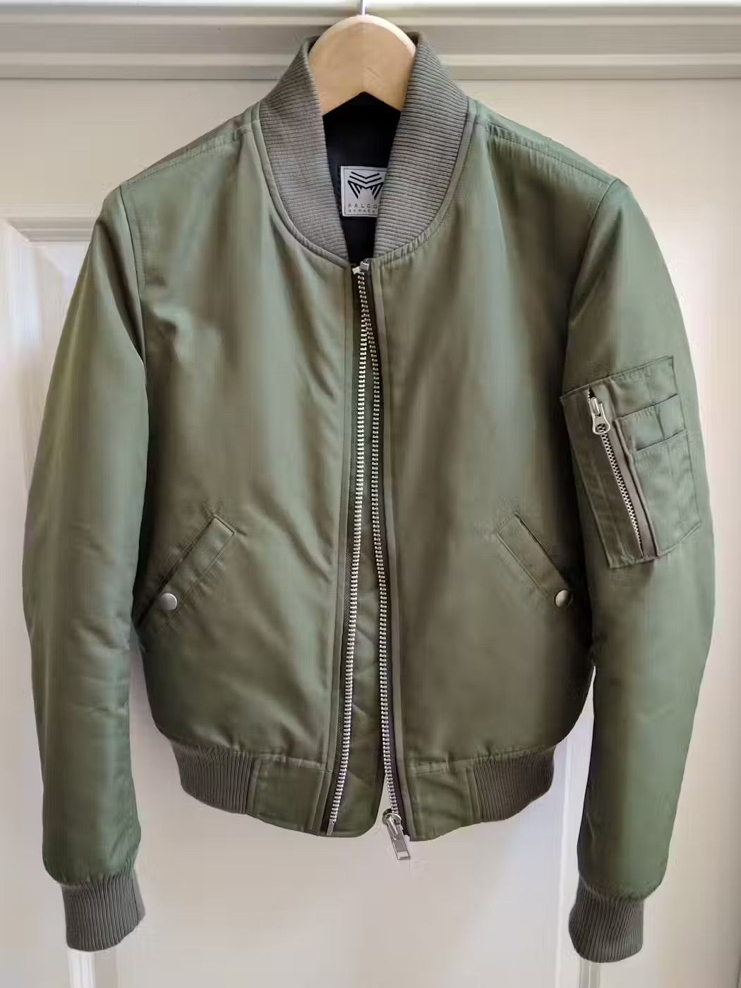 image of Falcon Garments Ma-1 Bomber in Olive, Men's (Size XS)