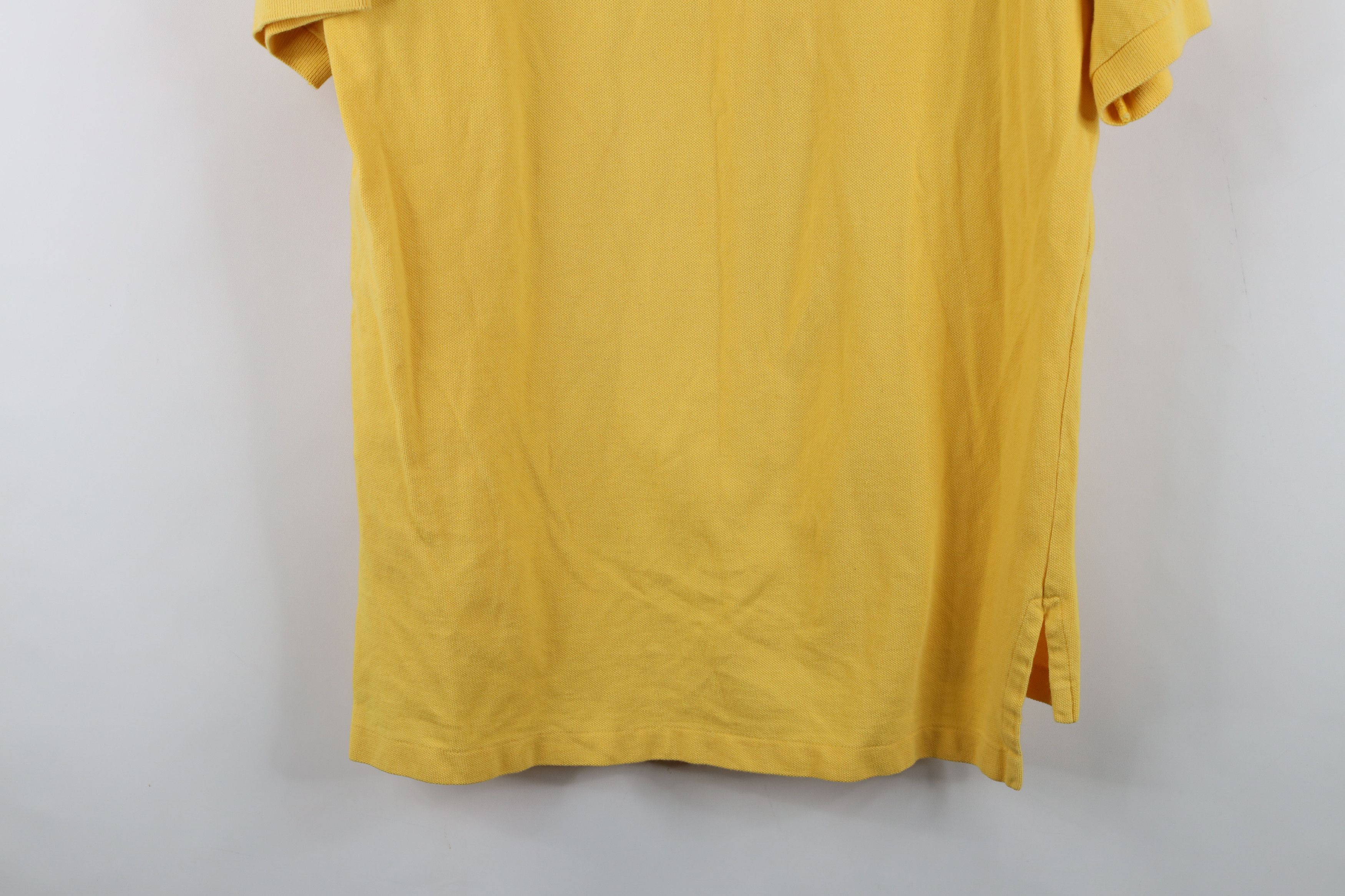 Ralph Lauren Vintage 90s Ralph Lauren Pique Cotton Golf Polo Shirt Yellow Size US M / EU 48-50 / 2 - 14 Thumbnail