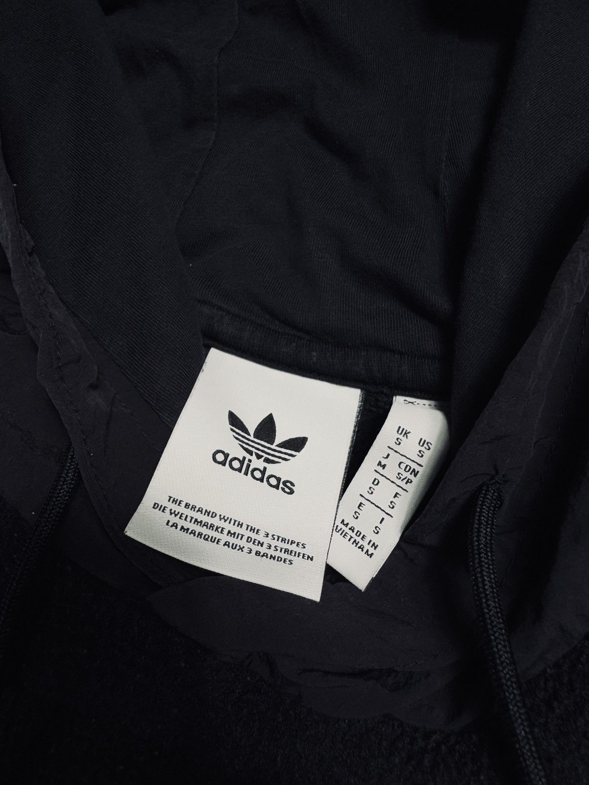 Adidas Adidas Hoodie Black Logo Fleece S Size US S / EU 44-46 / 1 - 5 Thumbnail