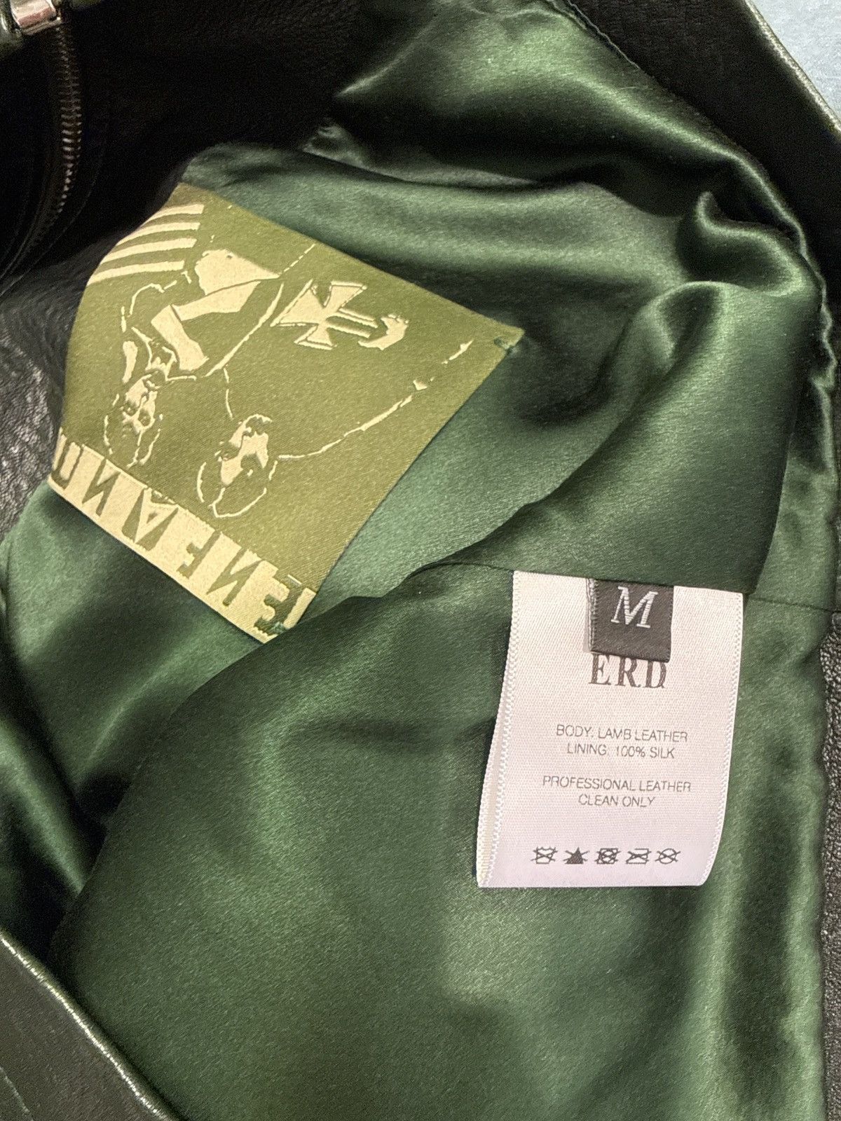 Enfants Riches Deprimes ERD Autumn Winter 2022 Leather Jacket Green Size US M / EU 48-50 / 2 - 5 Thumbnail