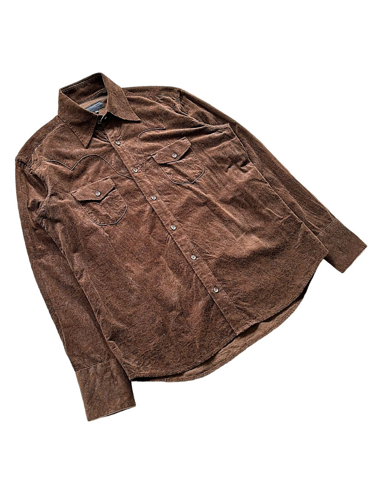 semanticdesign 2000's TAKA-Q ethnic couture corduroy shirt Size US M / EU 48-50 / 2 - 3 Thumbnail